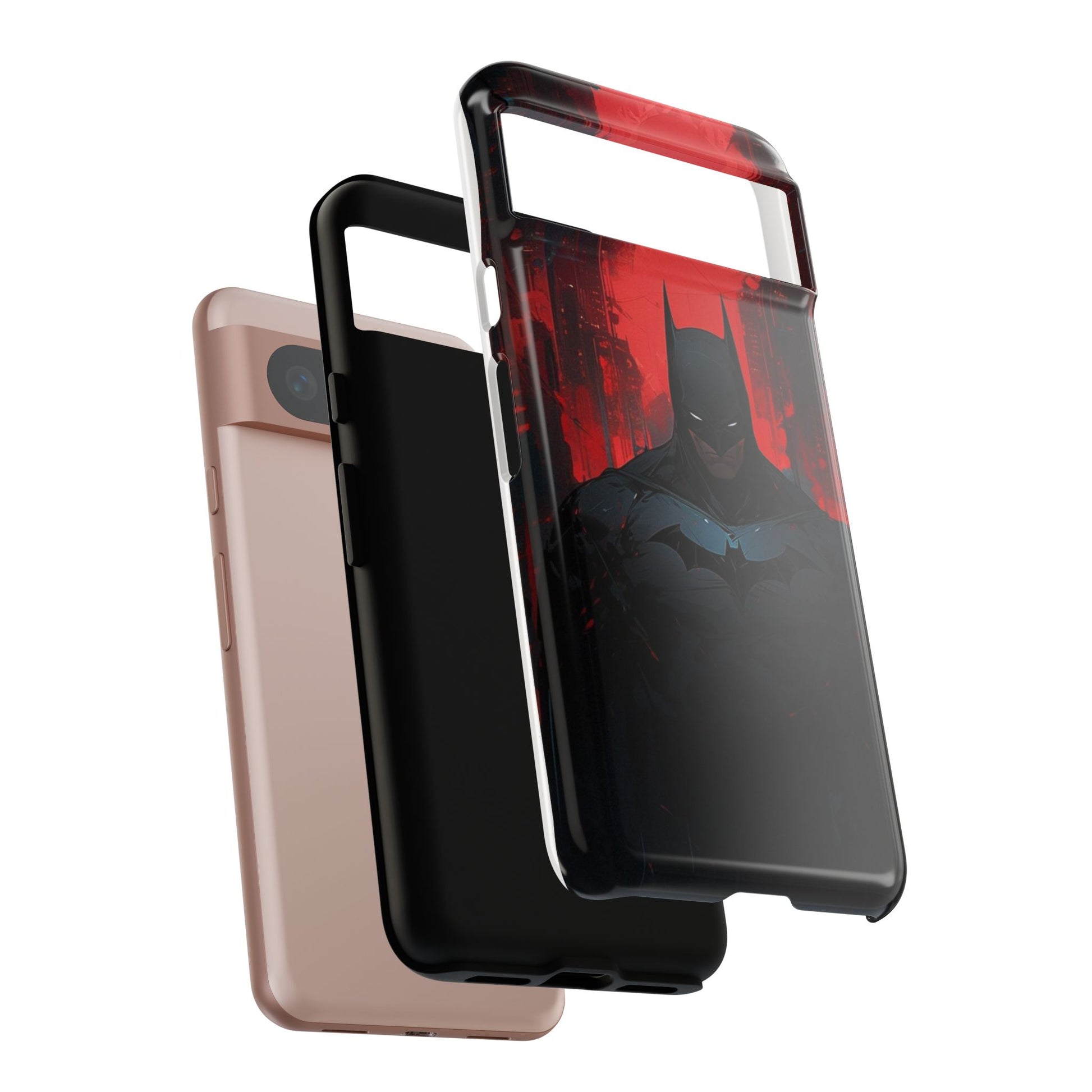 The Dark Knight Batman Tough Cases for iPhones, Samsung, and Pixel