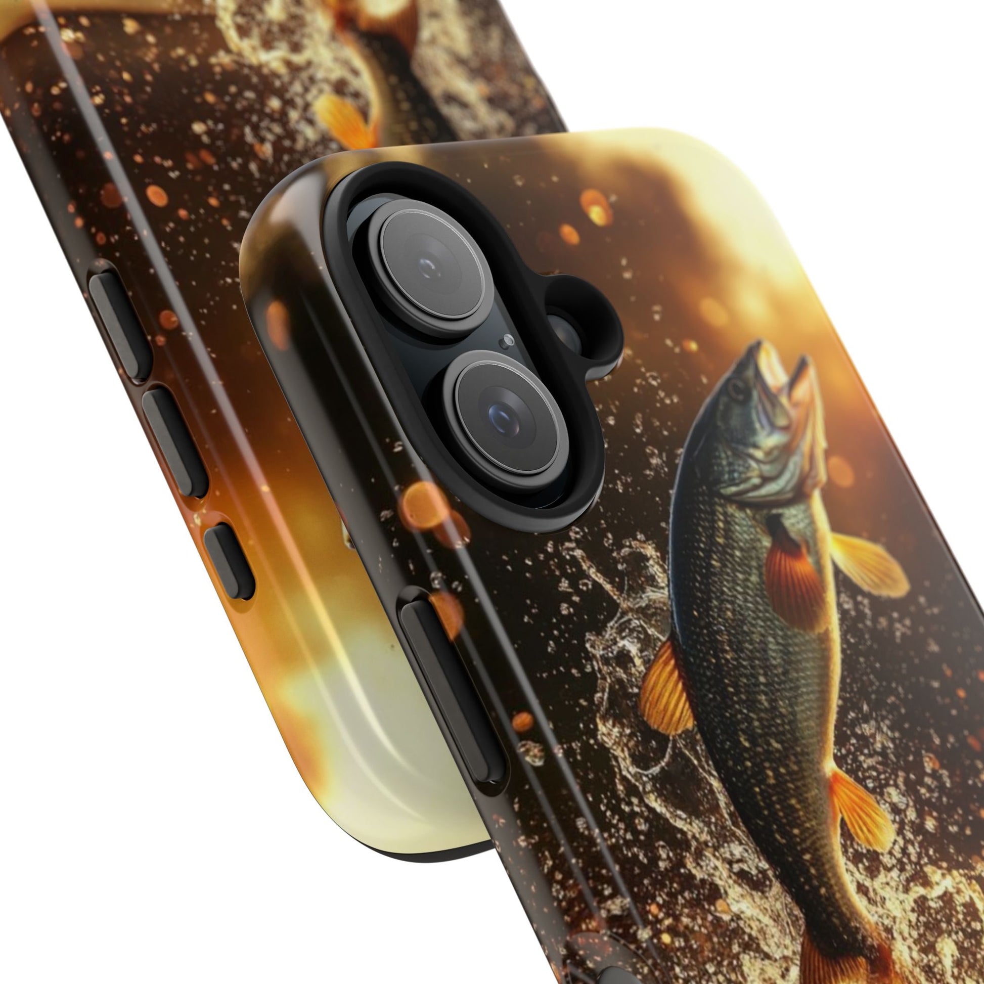 Jumping Bass Fish Theme Phone Cases for iPhones & Samsung Phones
