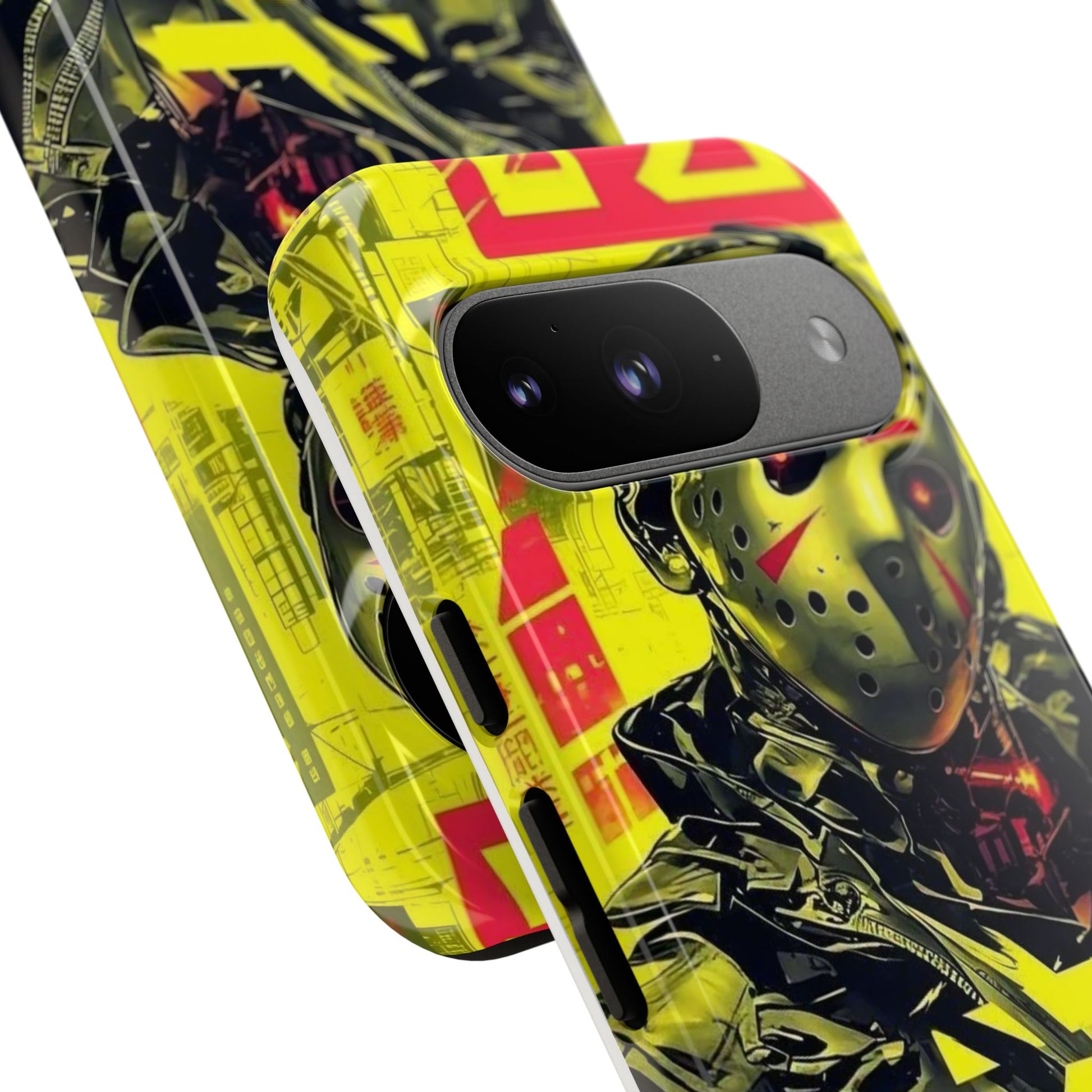 Cyberpunk X Jason Voorhees Tough Cases for iPhones, Samsung, and Pixel