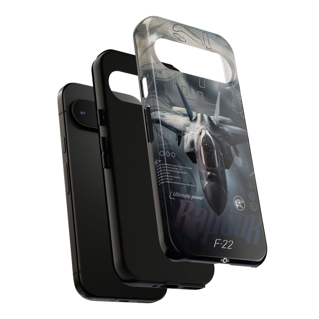F-22 Raptor Fighter Jet Tough Cases for iPhones, Samsung, and Pixel