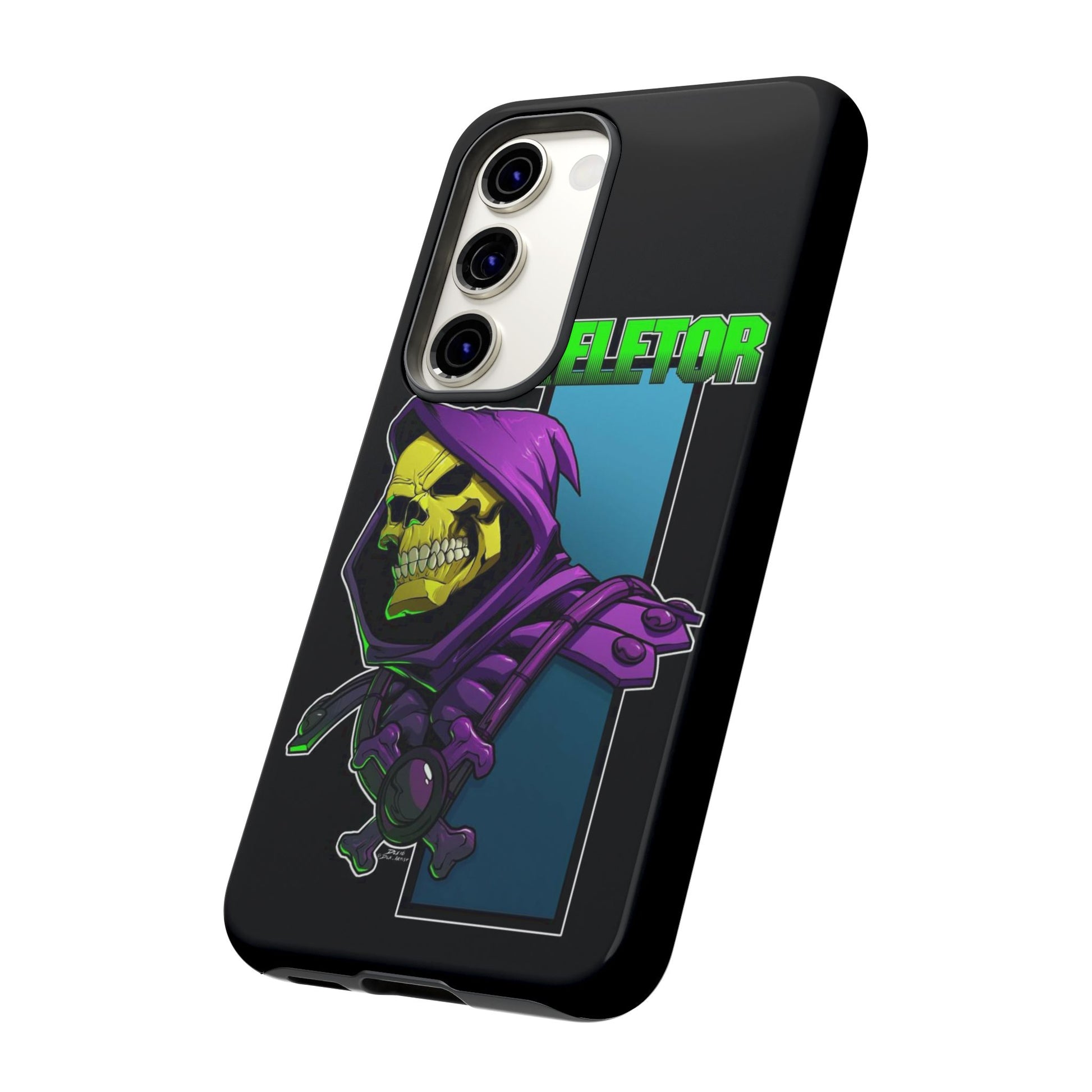 Skeletor Tough Cases for iPhones, Samsung, and Pixel