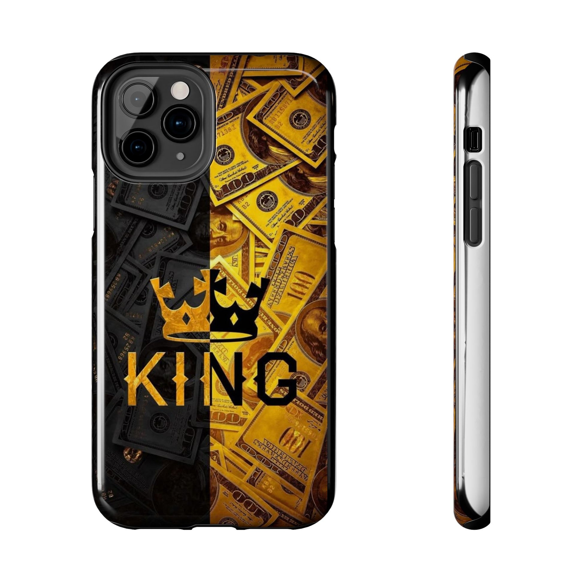 King of Money Urban Design Tough Phone Cases for Select iPhones & Samsung Phones