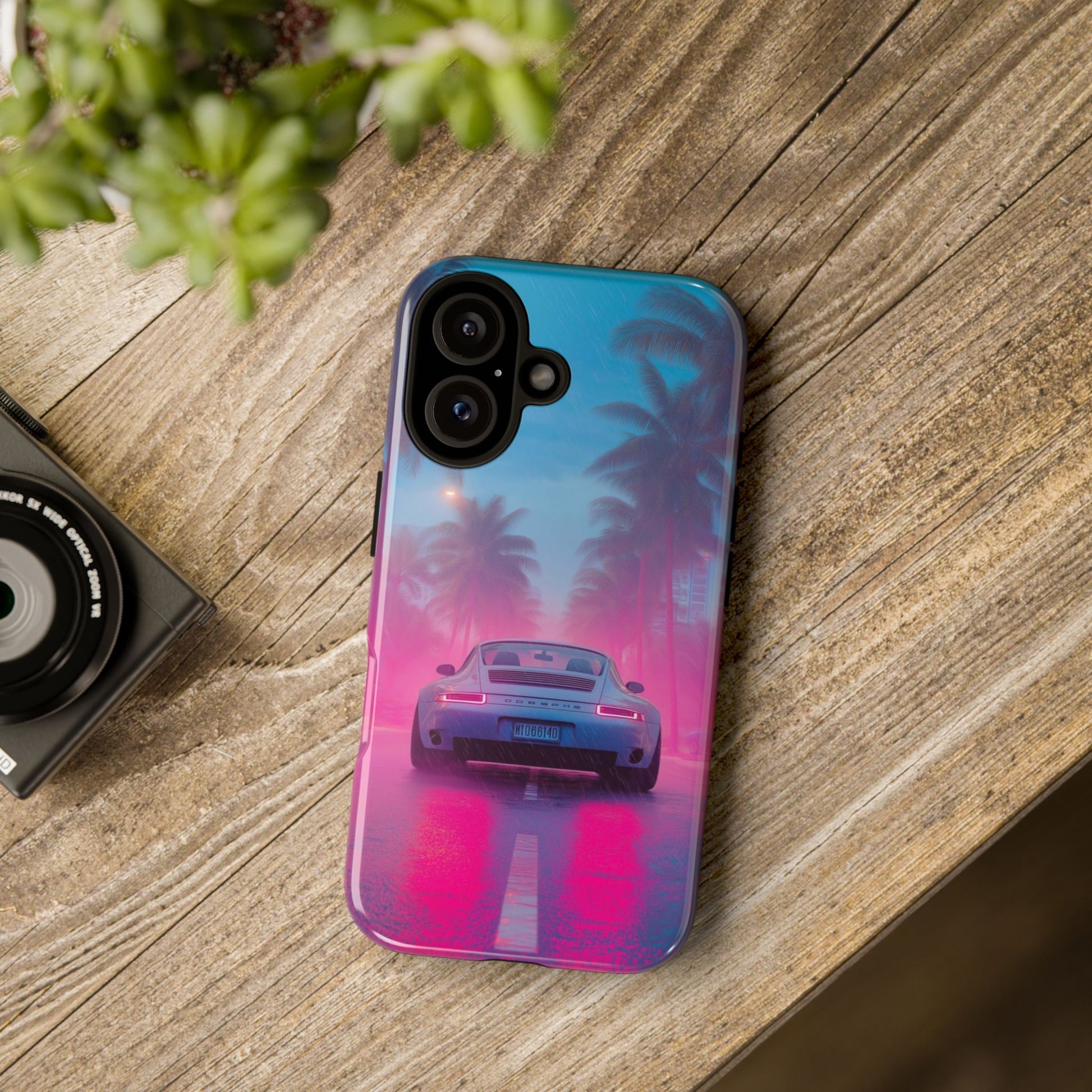 Miami Vice Porsche Phone Case for iPhone, Samsung Galaxy, & Pixel Phones