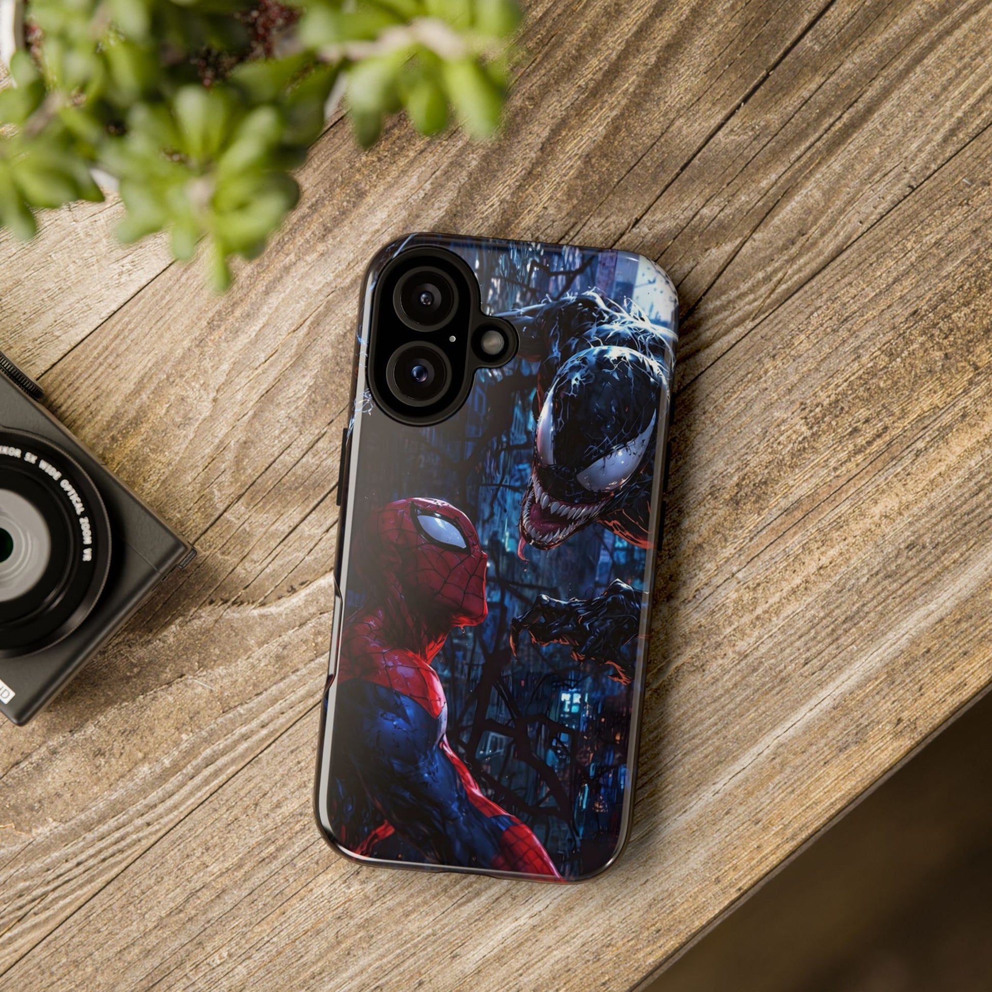 Venom x Spiderman Phone Case, Tough Cases for iPhones, Samsung, and Pixel