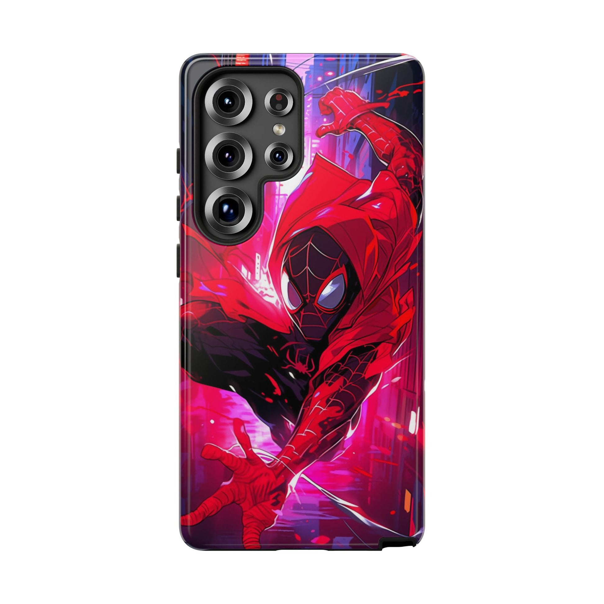 Miles Morales Spiderman Phone Case, Tough Cases for iPhones, Samsung, and Pixel