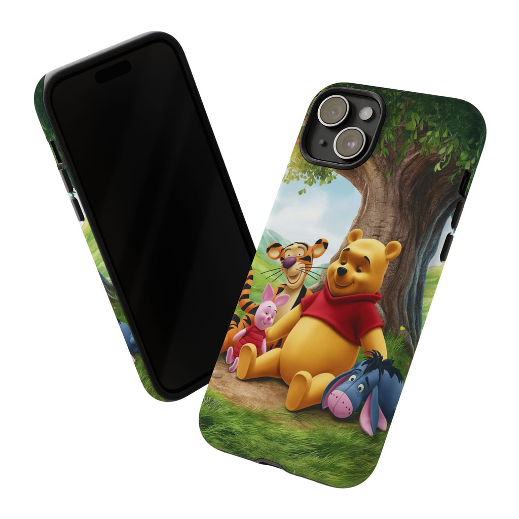 Cute Pooh Bear Phone Case, Tough Cases, Disney Phone for iPhones, Samsung, and Pixel