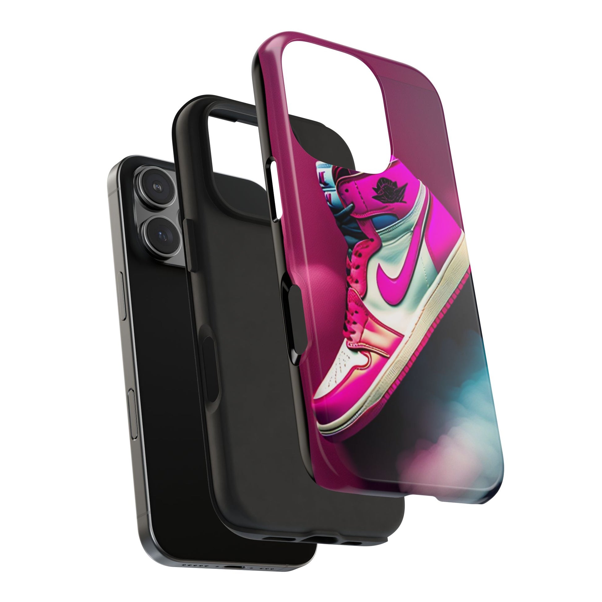 Pink Jordan Sneakers Phone Cases for iPhones & Samsung Phones