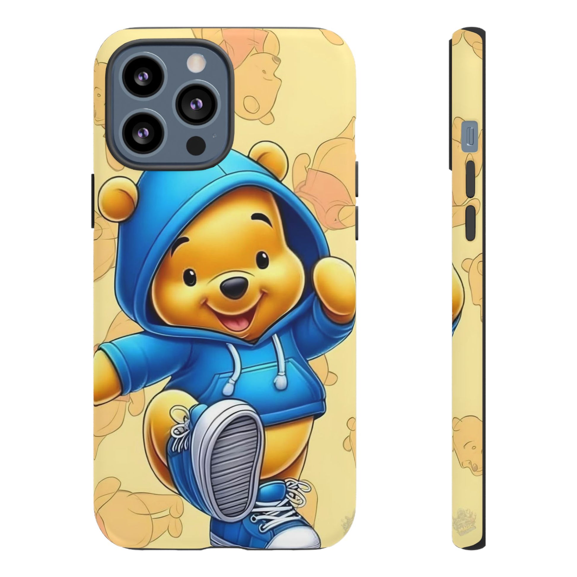 Cute Pooh Bear Phone Case, Tough Case