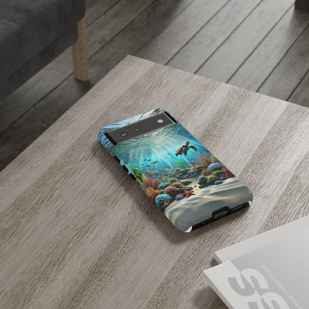 Under Sea Landscape Tough Cases for iPhones, Samsung, and Pixel