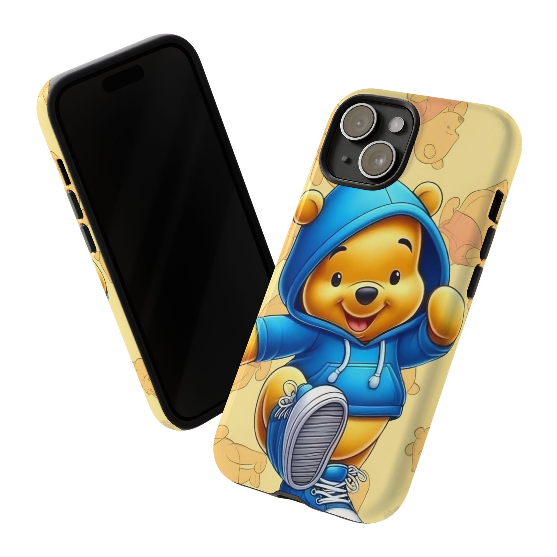 Cute Pooh Bear Phone Case, Tough Case