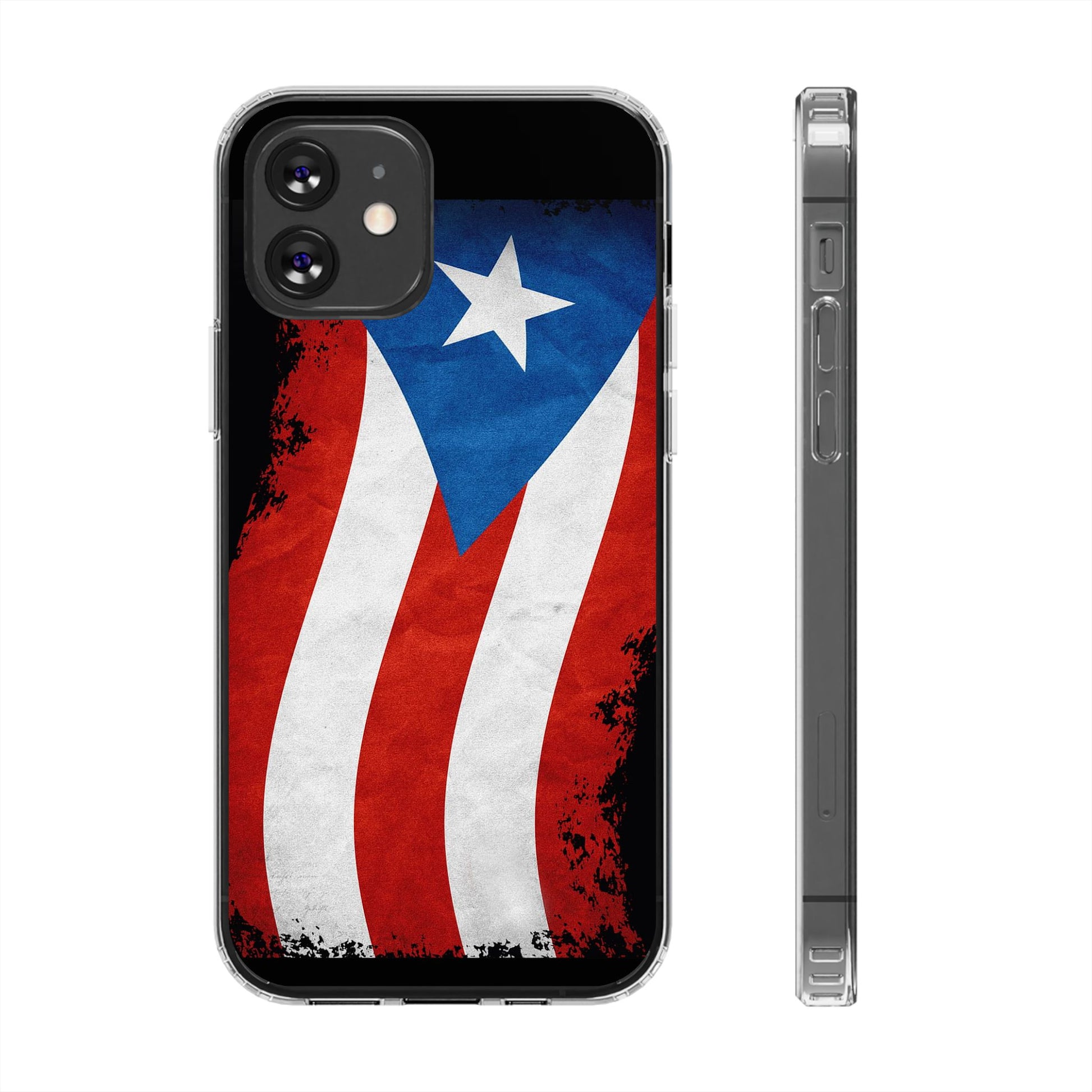Puerto Rican Flag Art Inspired Iphone and Samsung Protective case