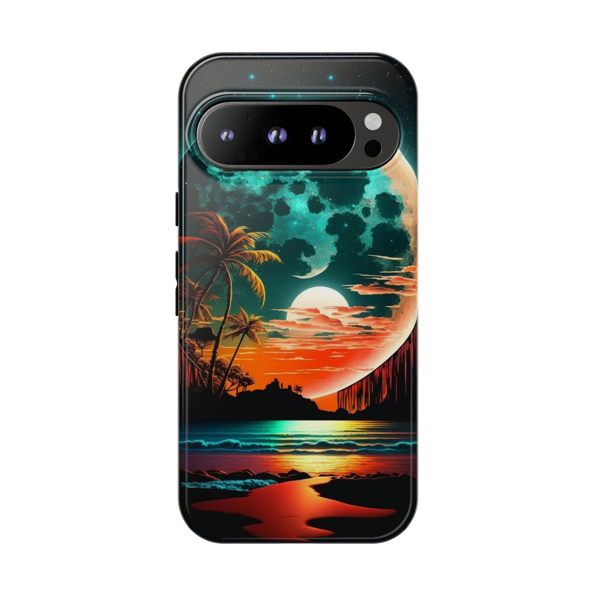 Fantasy Beach Sunset Landscape Phone Case for iPhone, Samsung Galaxy, & Pixel Phones
