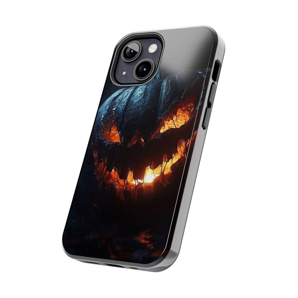 Scary Pumpkin Halloween Theme Phone Cases for iPhones & Samsung Phones
