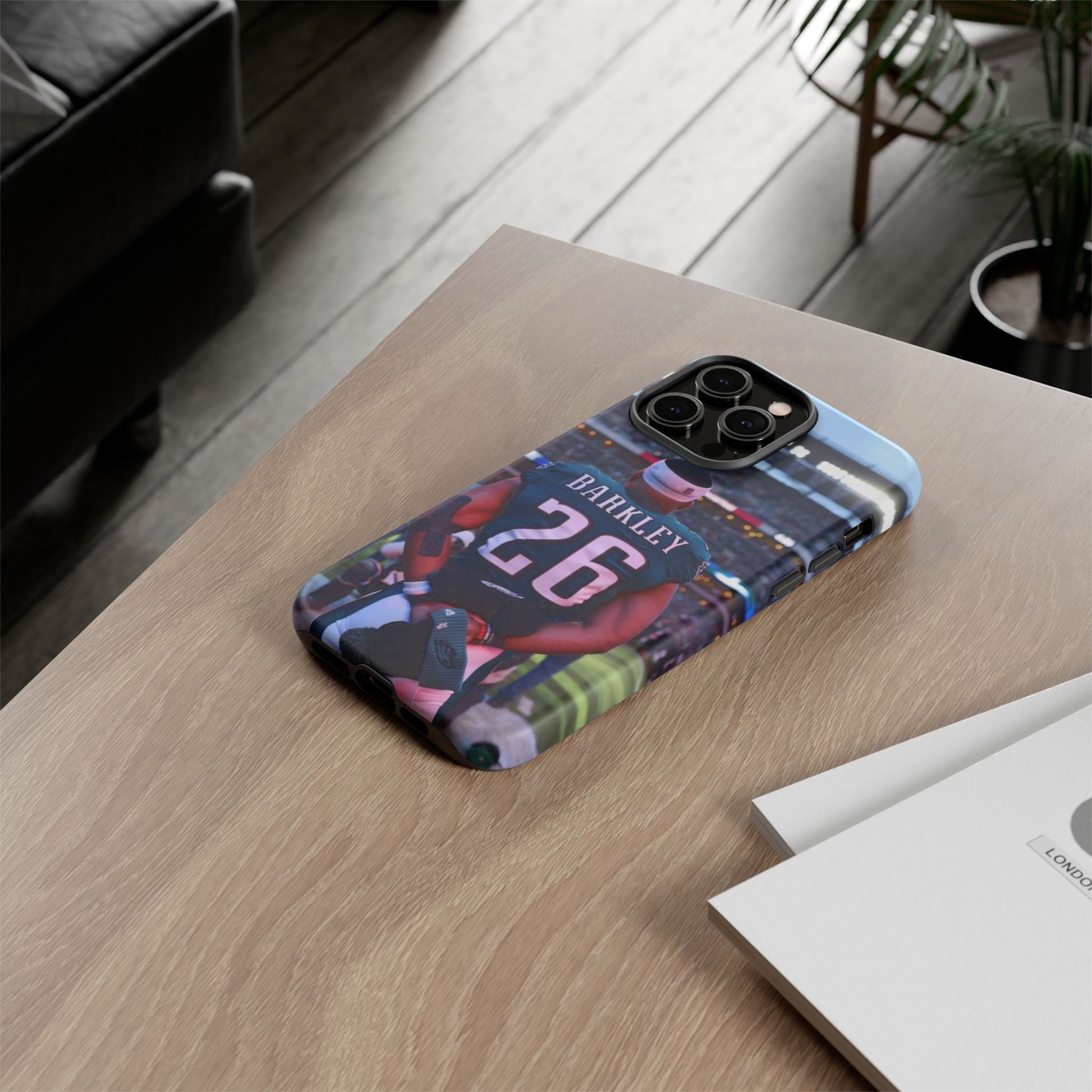 Eagles Football Saquon Barkley Tough Cases for iPhones, Samsung, and Pixel