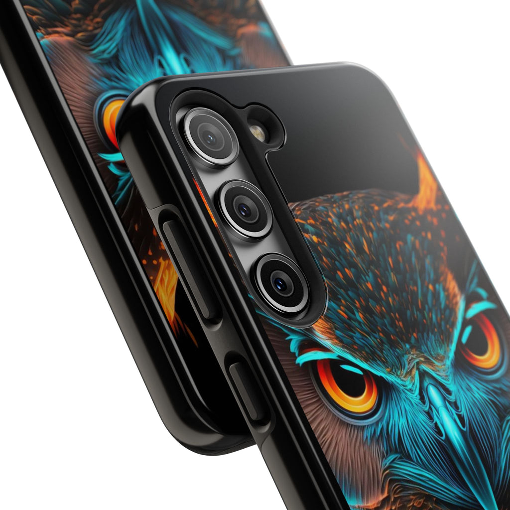 Neon Owl Theme Phone Cases for iPhones & Samsung Phones