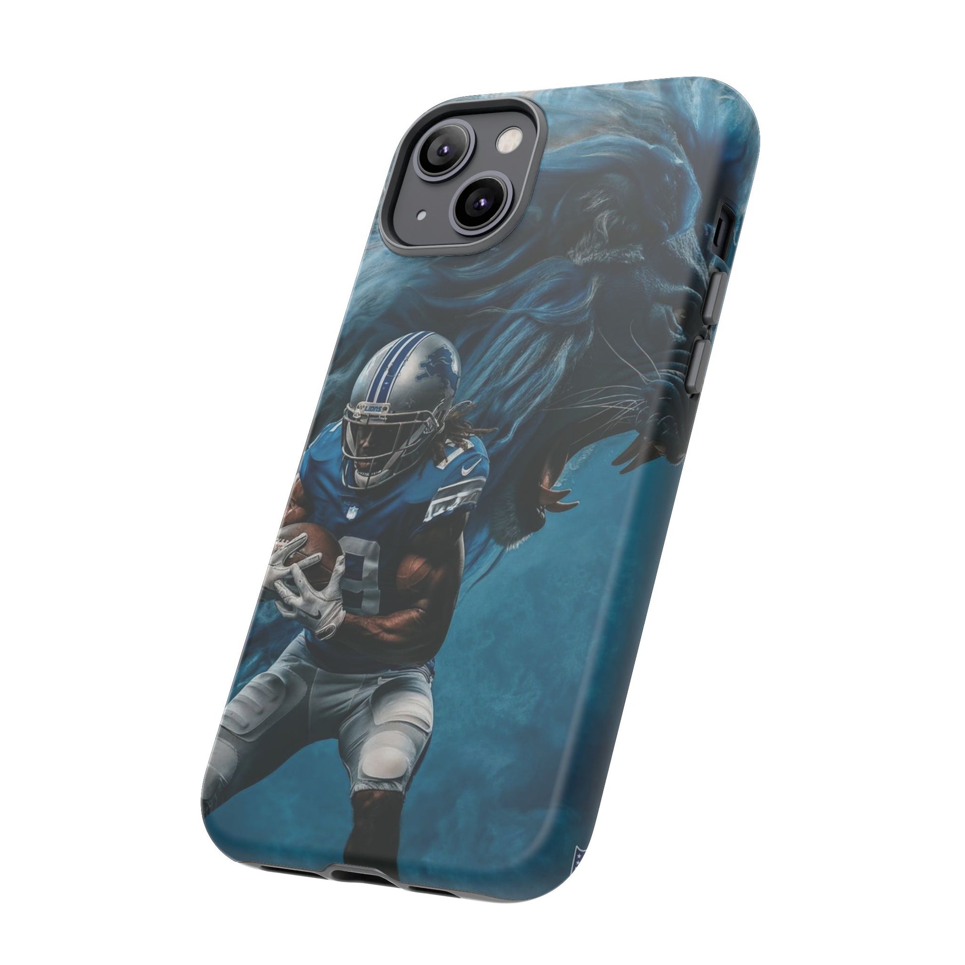 Detroit Lions Player Football Phone Case, Tough Cases for iPhones, Samsung, and Pixel