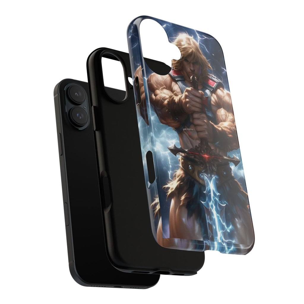 He-Man Masters of the Universe Tough Cases for iPhones, Samsung, and Pixel