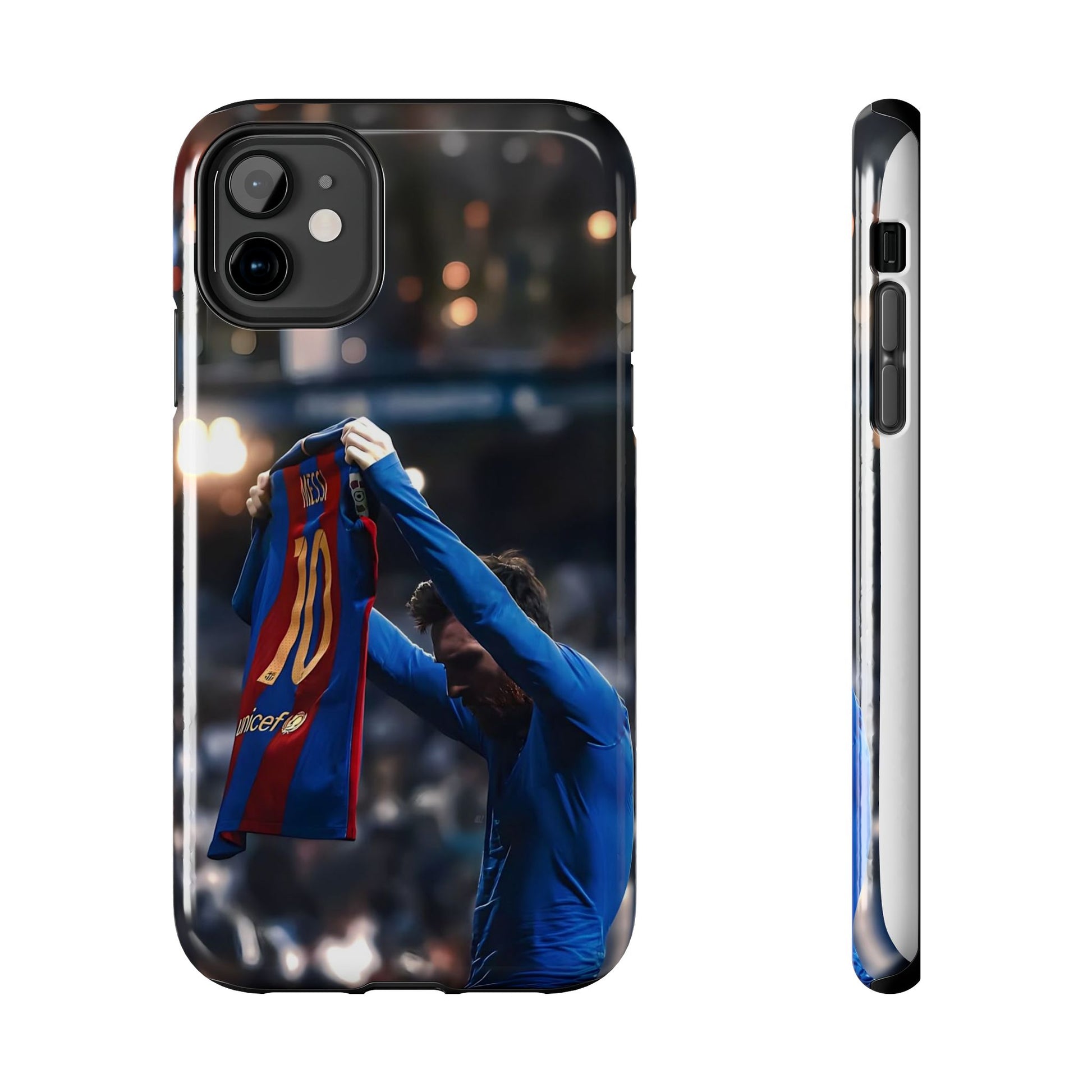 Soccer Champ Messi Tough Phone Cases for Iphones & Samsung Phones Durable