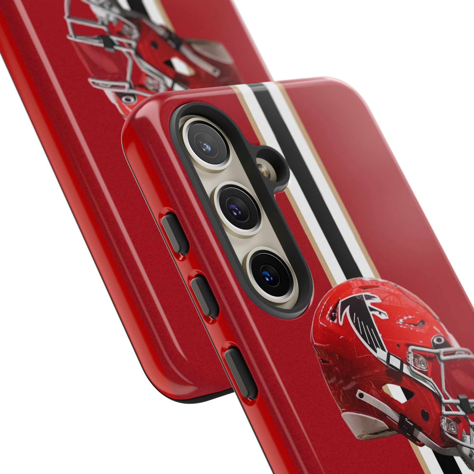 Atlanta Falcons Football Helmet Logo Tough Cases for iPhones, Samsung, and Pixel