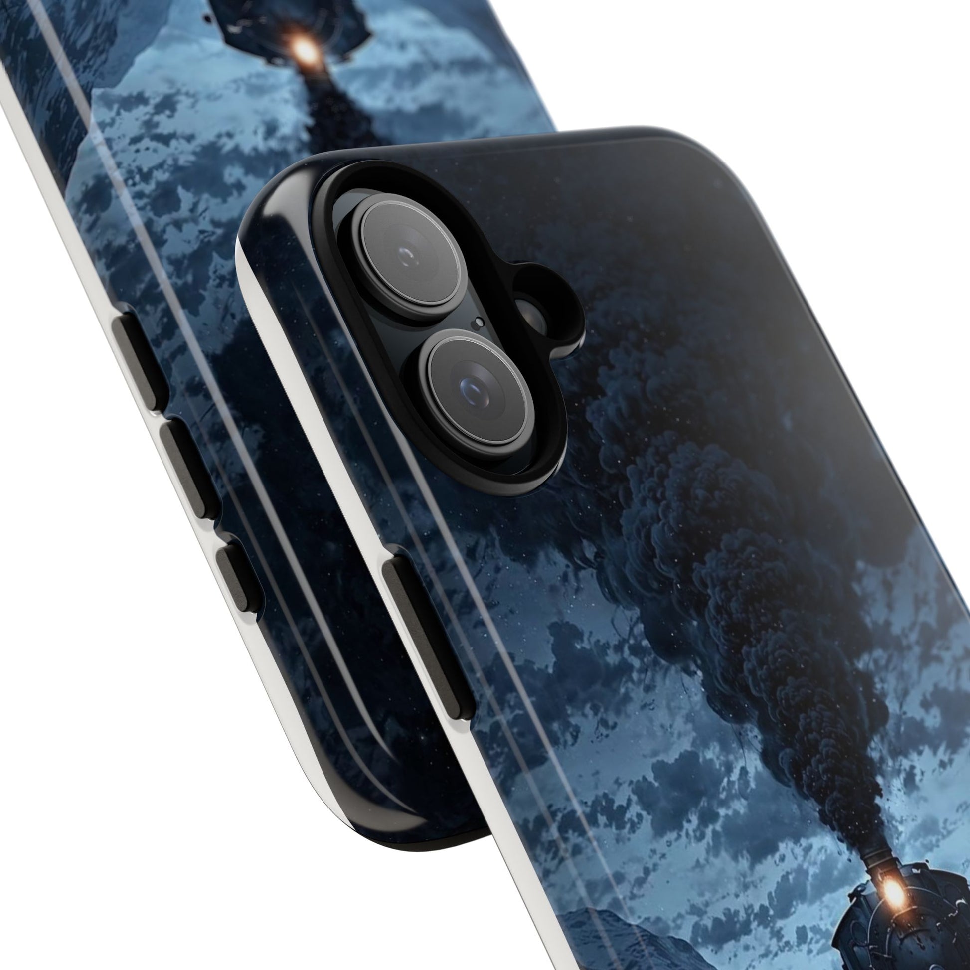Steam Engine Train Themed Tough Cases for iPhones, Samsung, and Pixel