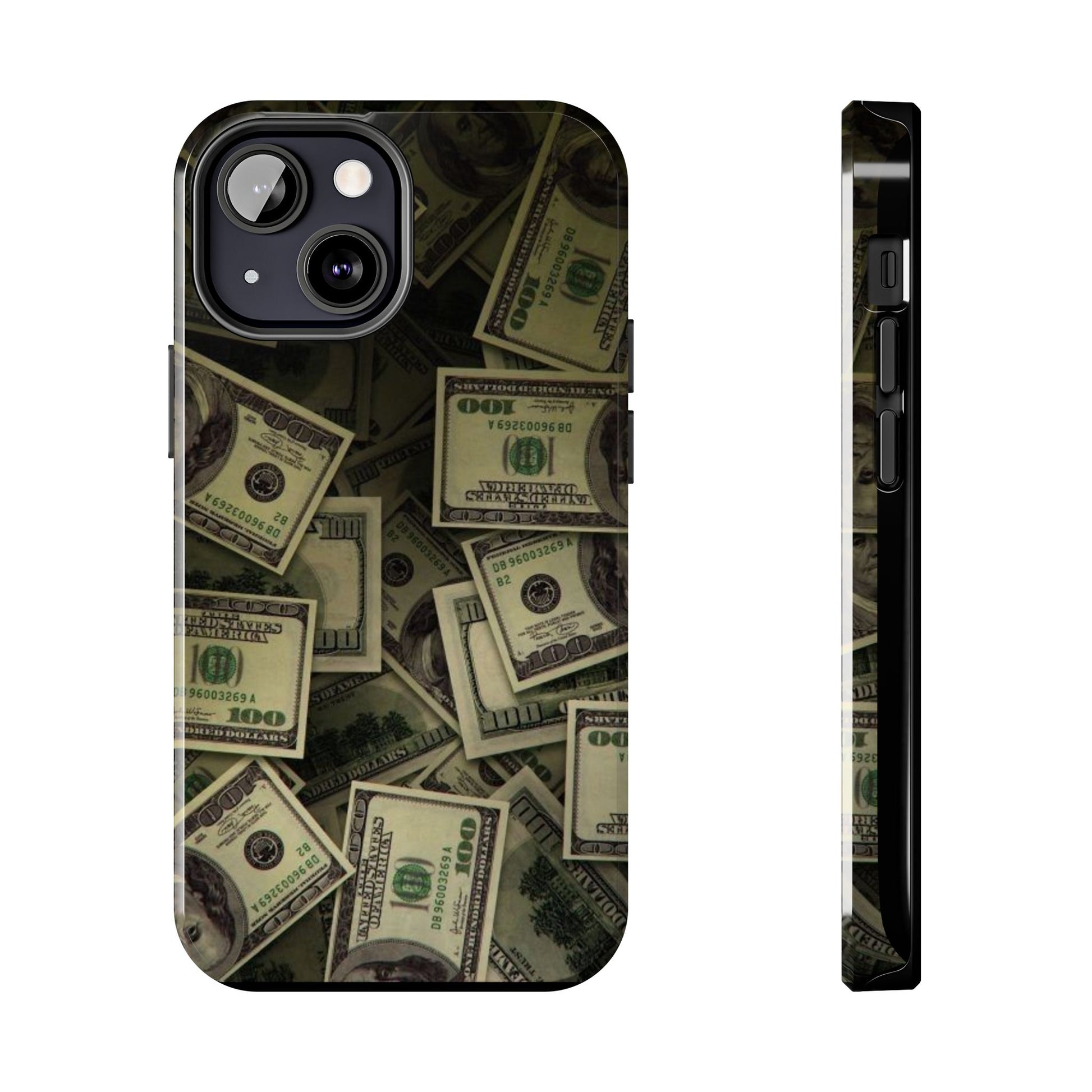 Money Pattern Print Theme Phone Case for iPhone & Samsung Galaxy Phones