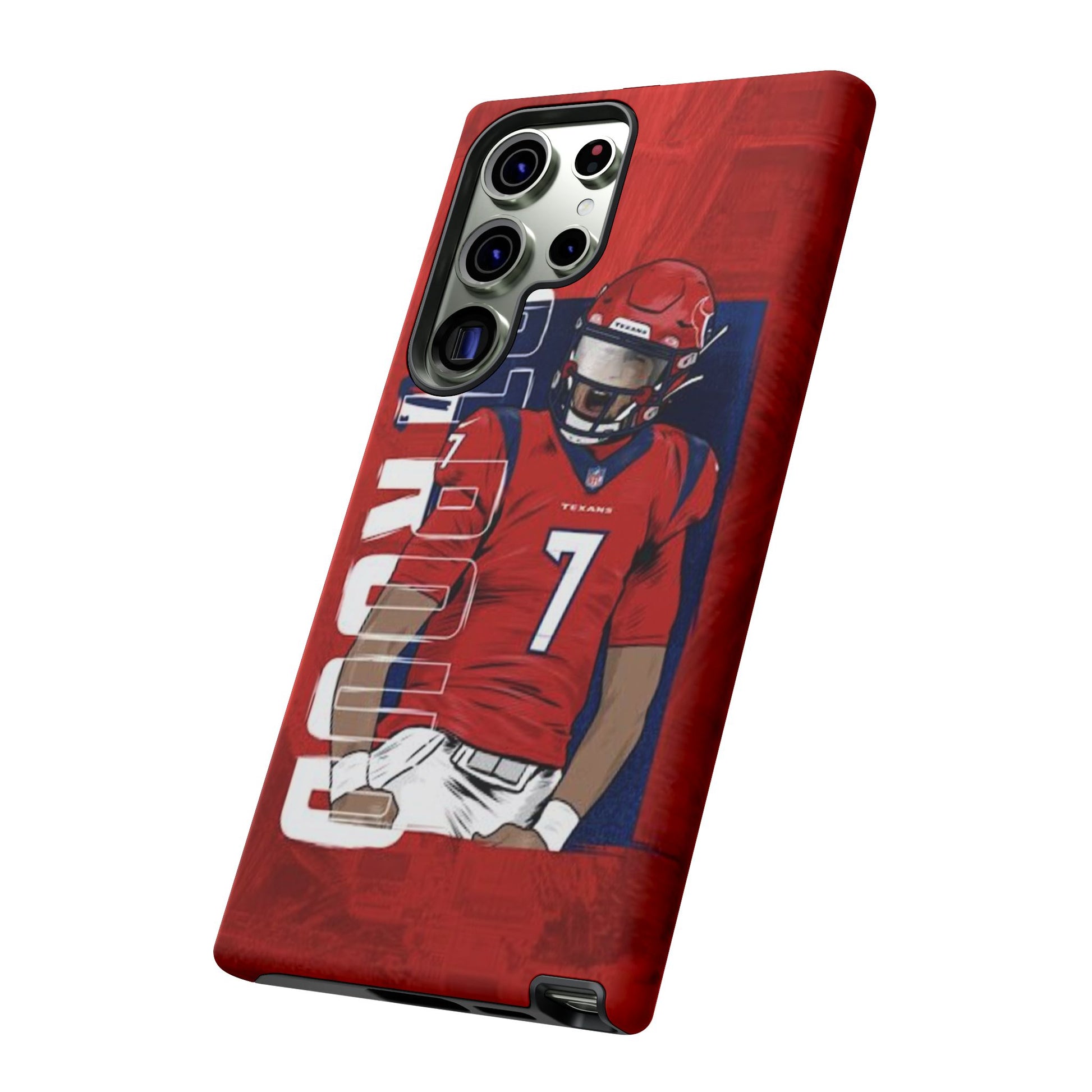 Houston Texans Football CJ Stroud Tough Cases for iPhones, Samsung, and Pixel