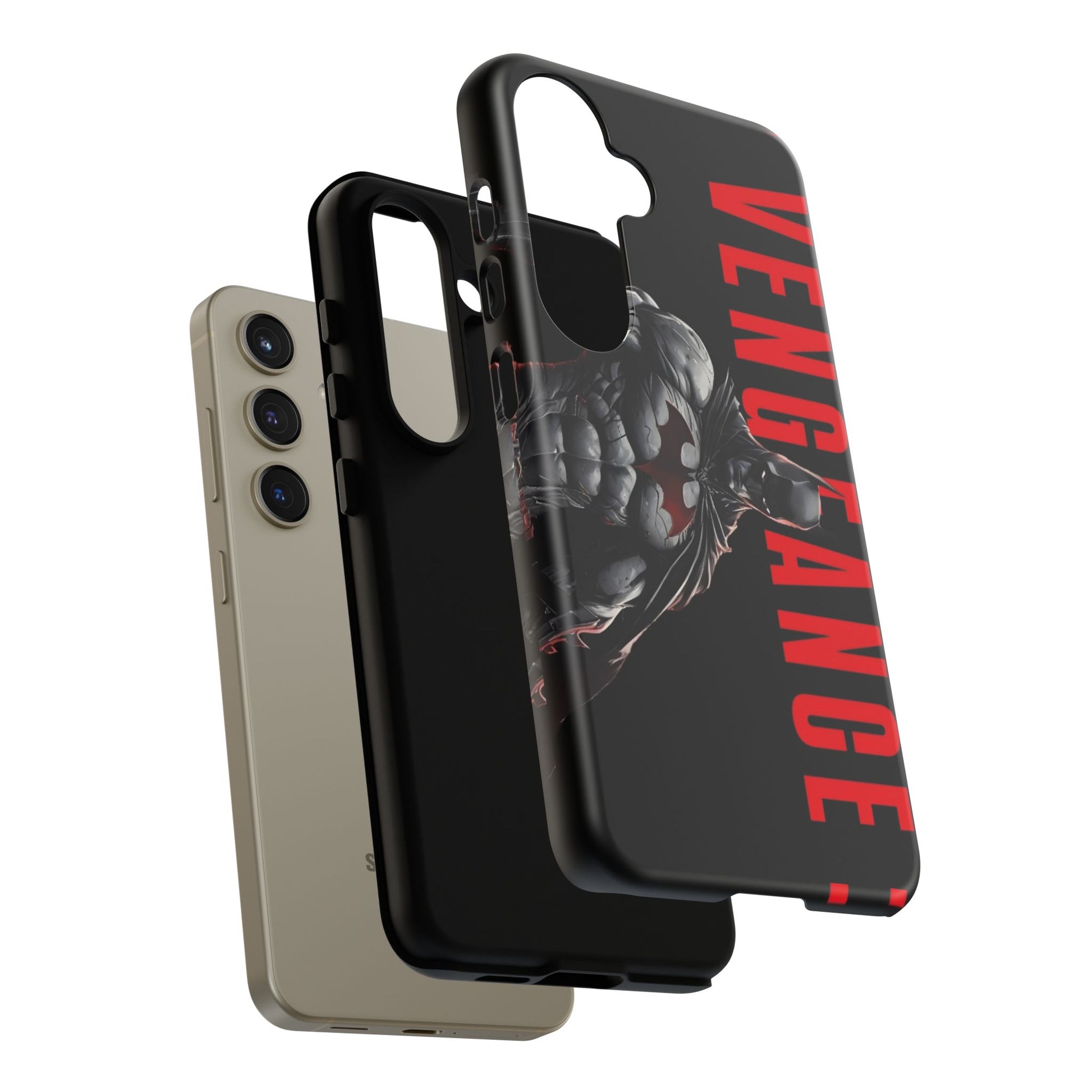 DC Comics Batman Vengence Tough Cases for iPhones, Samsung, and Pixel