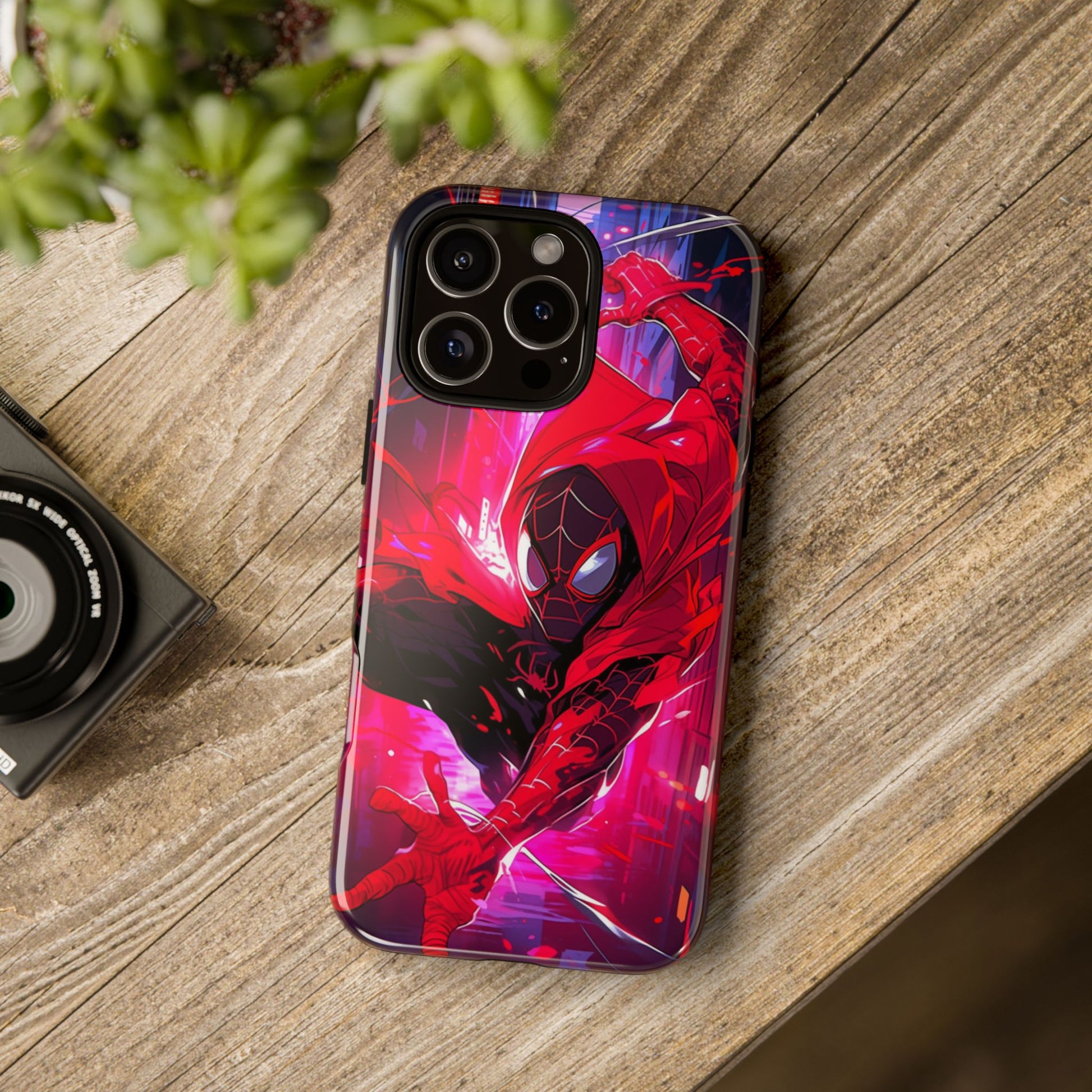 Miles Morales Spiderman Phone Case, Tough Cases for iPhones, Samsung, and Pixel