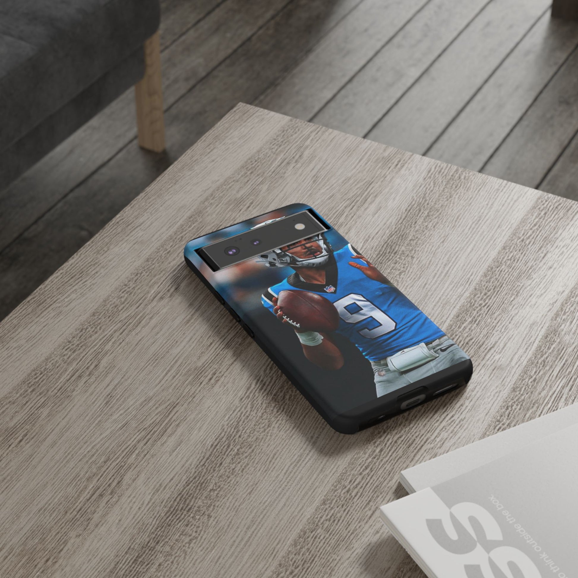 Carolina Panthers Bryce Young Football Tough Cases for iPhones, Samsung, and Pixel