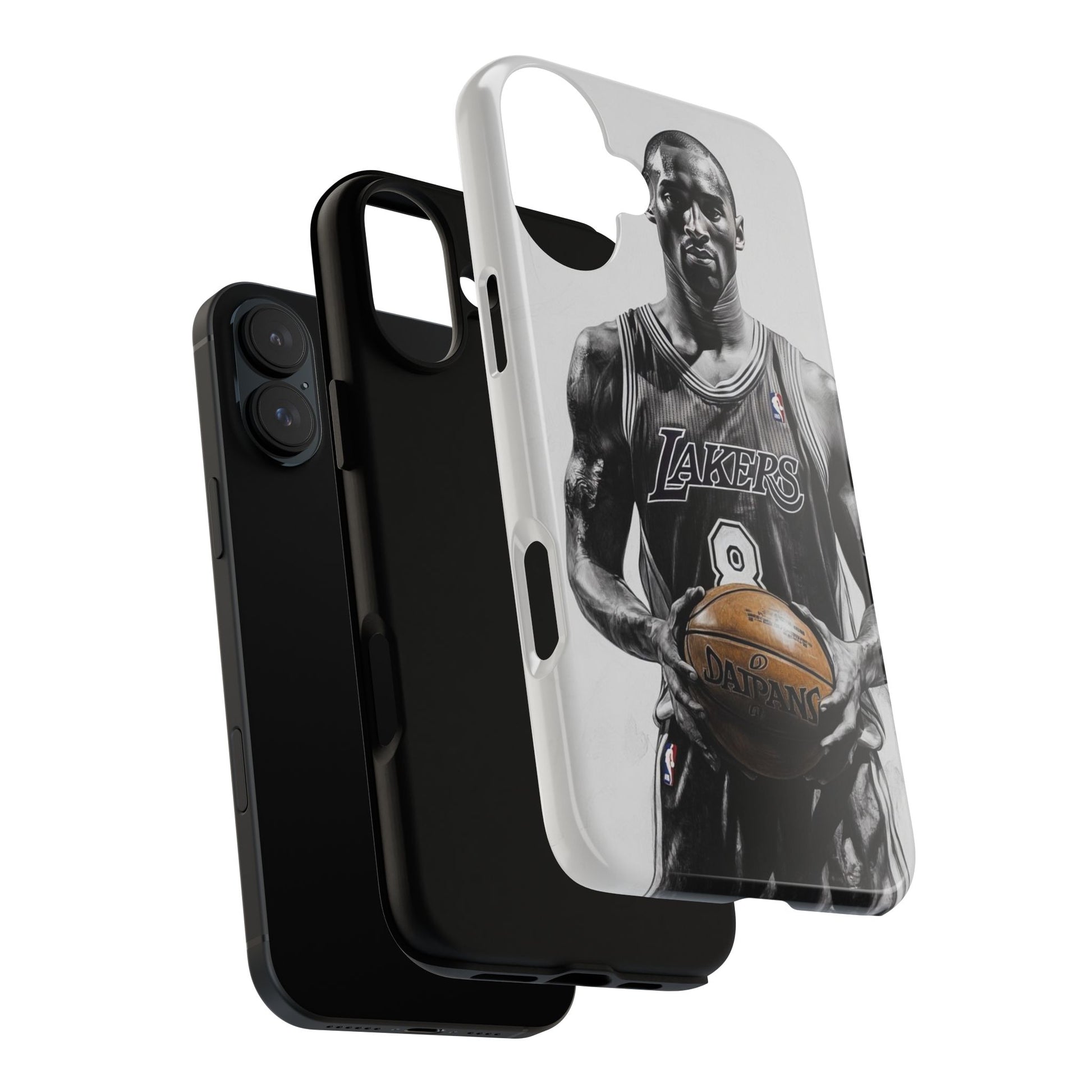 Kobe Basketball Art Tough Cases for iPhones, Samsung, and Pixel