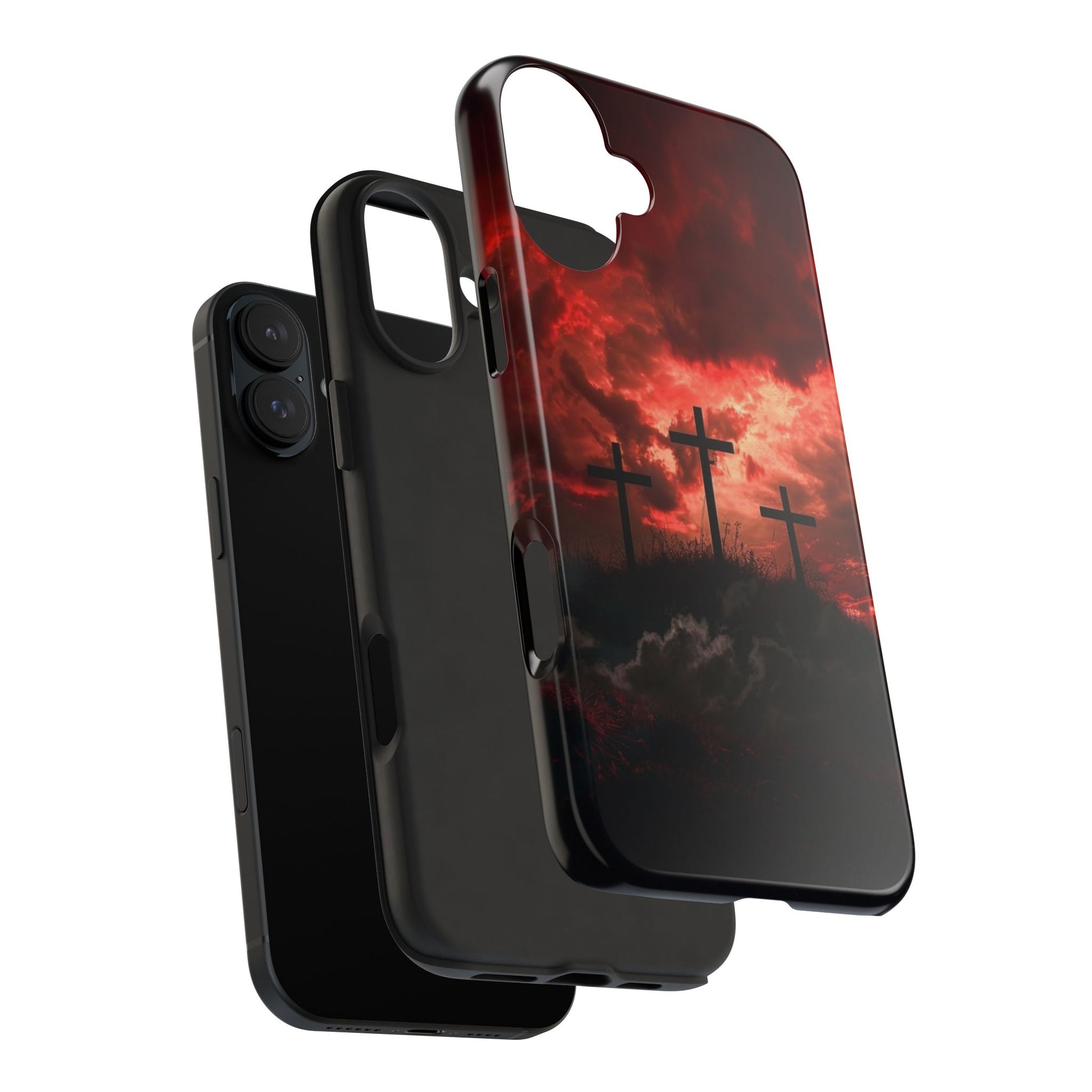Crosses at Golgotha Christian Cases for iPhones & Samsung Phones