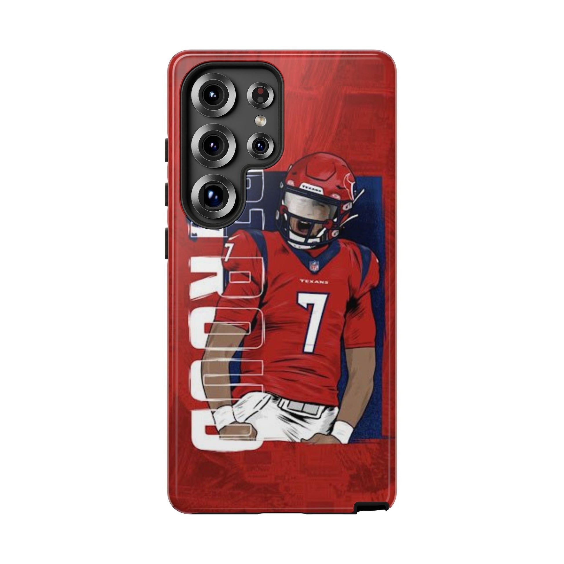 Houston Texans Football CJ Stroud Tough Cases for iPhones, Samsung, and Pixel