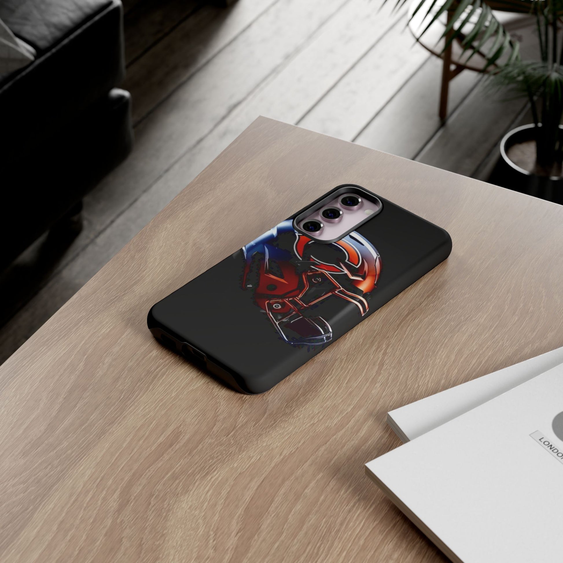 Football Helmet Chicago Bears Phone Case, Tough Cases for iPhones, Samsung, and Pixel