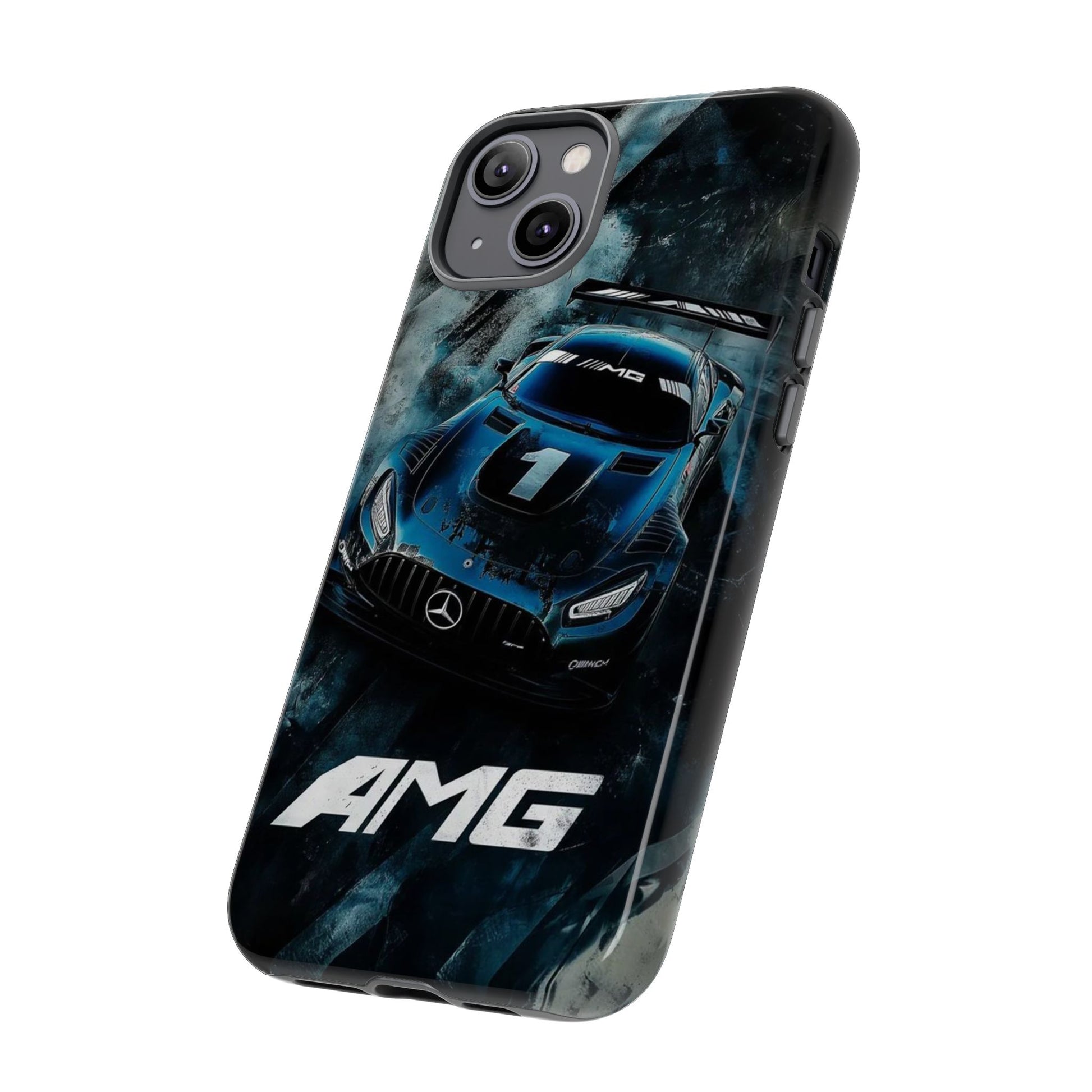 Mercedes AMG Racing Car Tough Cases for iPhones, Samsung, and Pixel