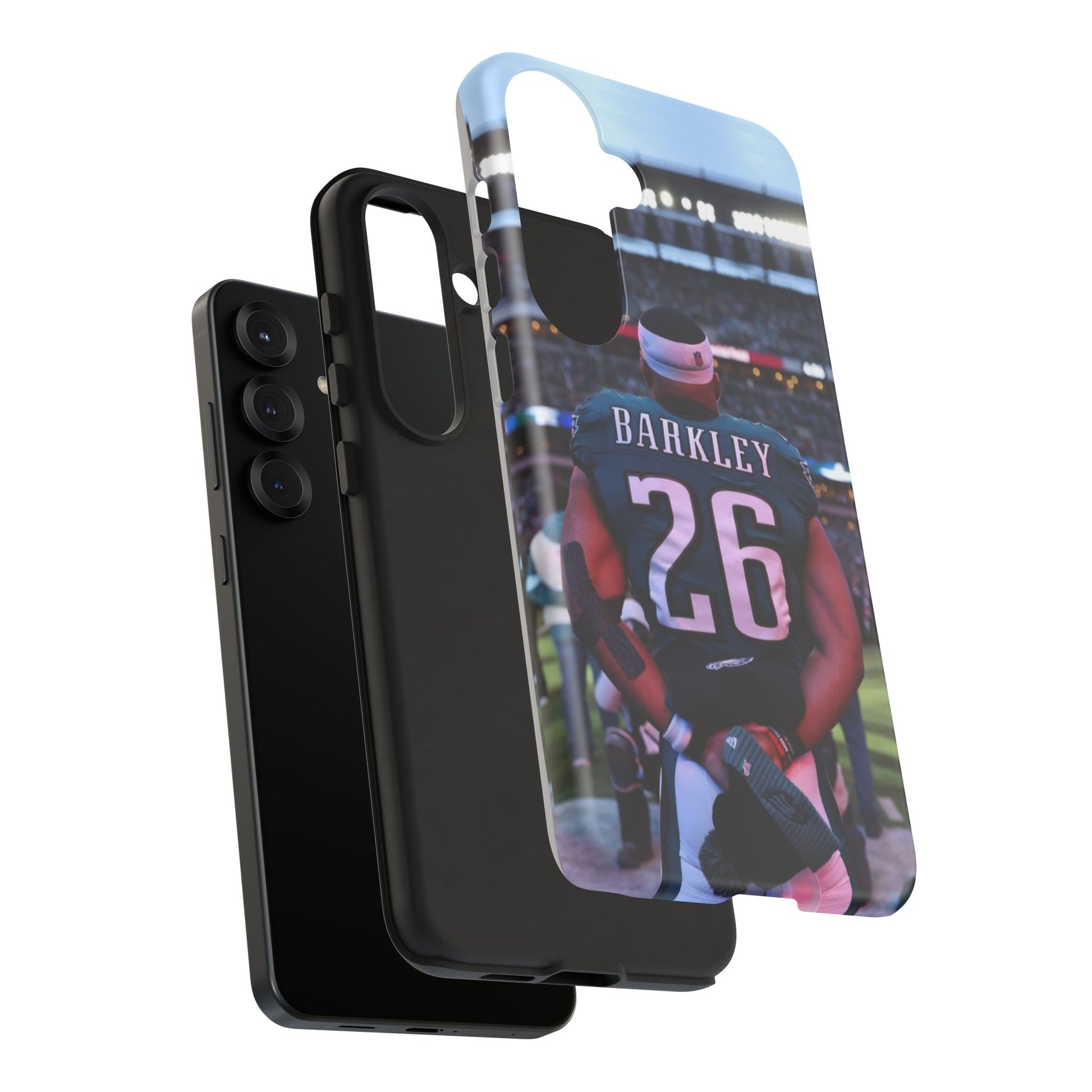 Eagles Football Saquon Barkley Tough Cases for iPhones, Samsung, and Pixel