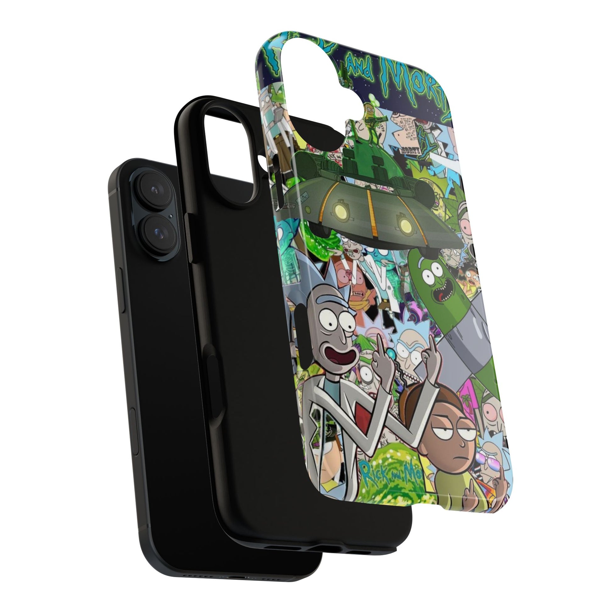 Rick and Morty Phone Case, Tough Cases for iPhones, Samsung, and Pixel