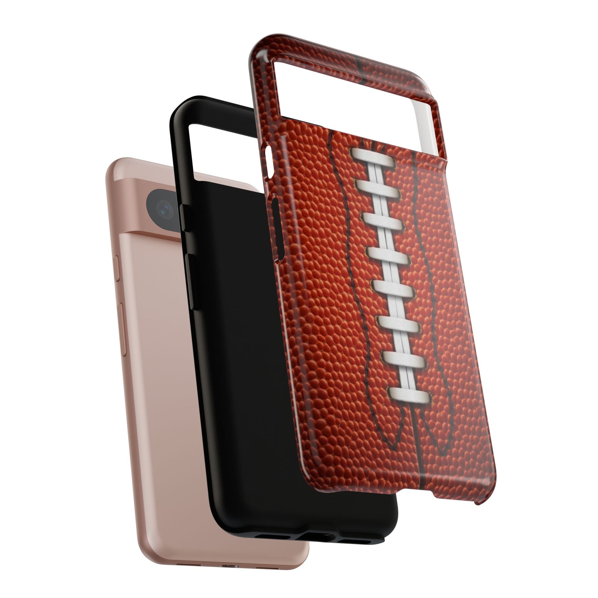 Football Pigskin Print Tough Cases for iPhones, Samsung, and Pixel