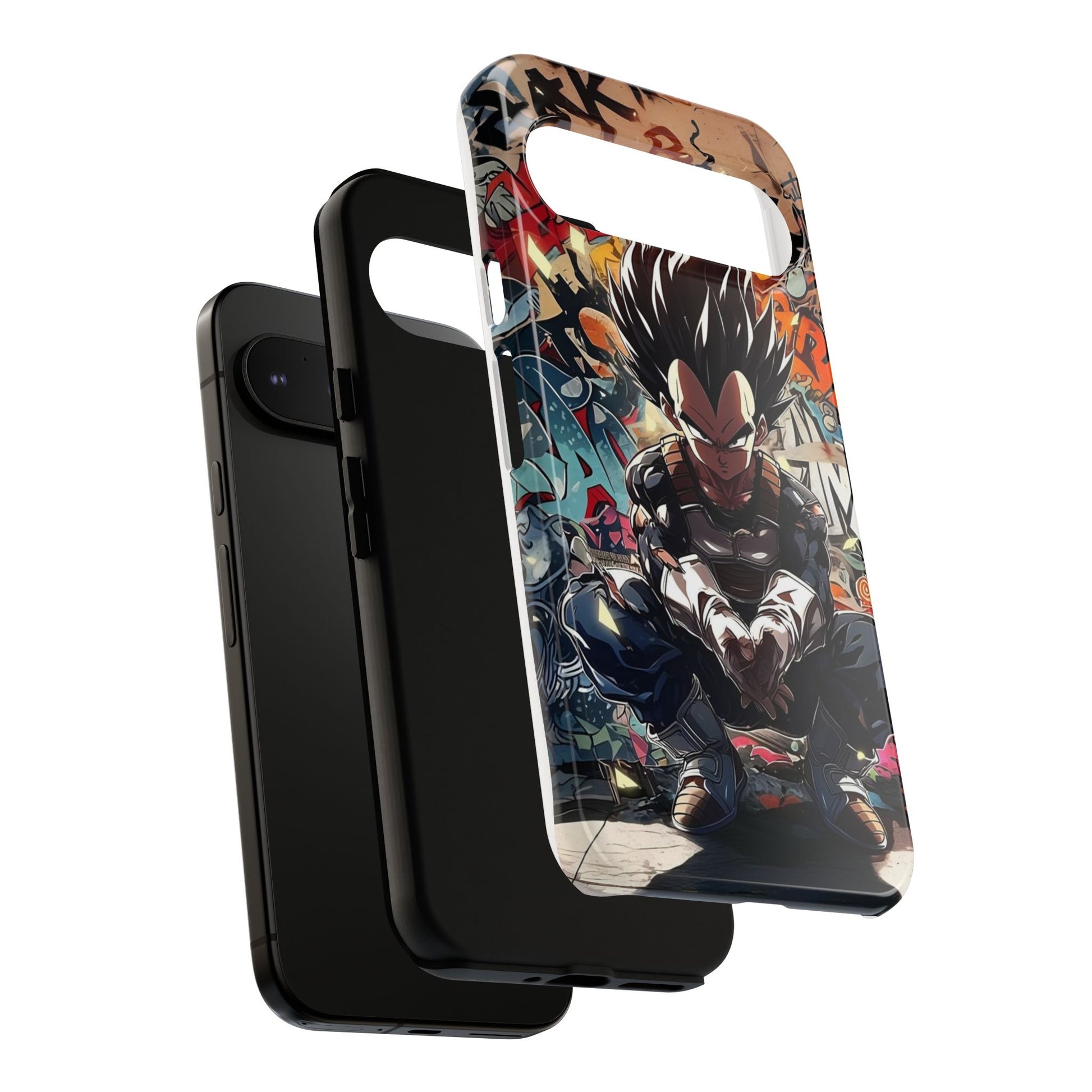 Anime Vegeta Dragon ball Z Tough Cases for iPhones, Samsung, and Pixel