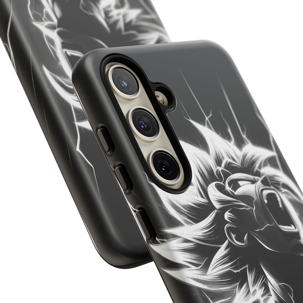 Anime Saiyan Rage Dragon ball Z Tough Cases for iPhones, Samsung, and Pixel