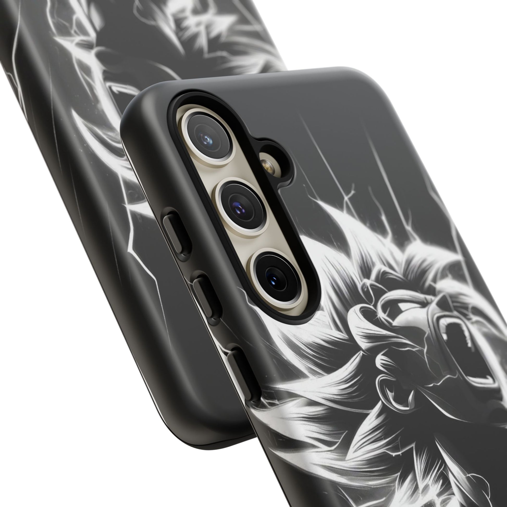 Anime Saiyan Rage Dragon ball Z Tough Cases for iPhones, Samsung, and Pixel