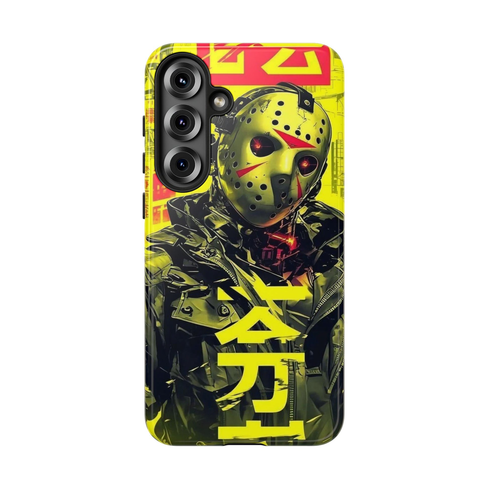 Cyberpunk X Jason Voorhees Tough Cases for iPhones, Samsung, and Pixel
