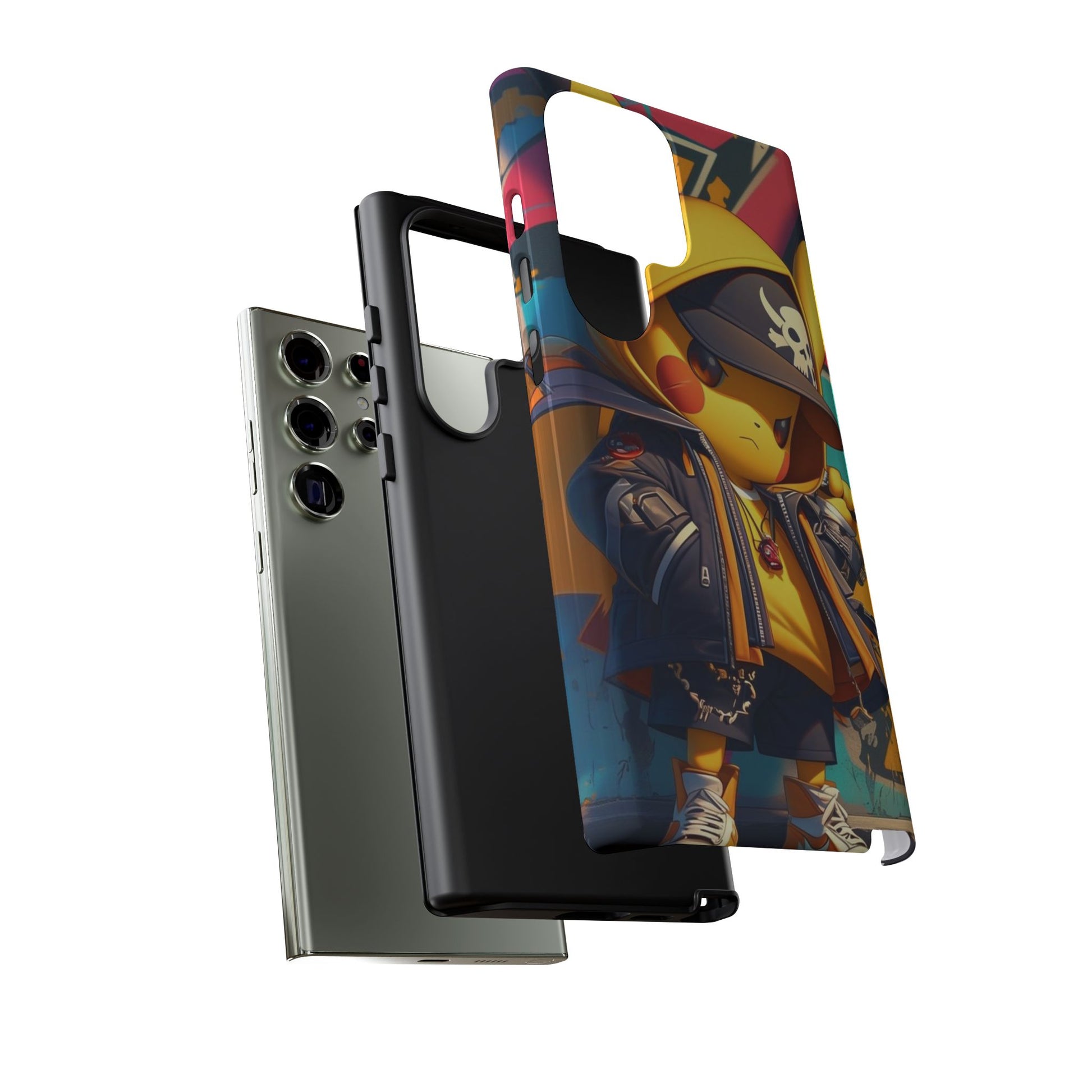 Cute Poke Bear Phone Case, Tough Cases for iPhones, Samsung, and Pixel