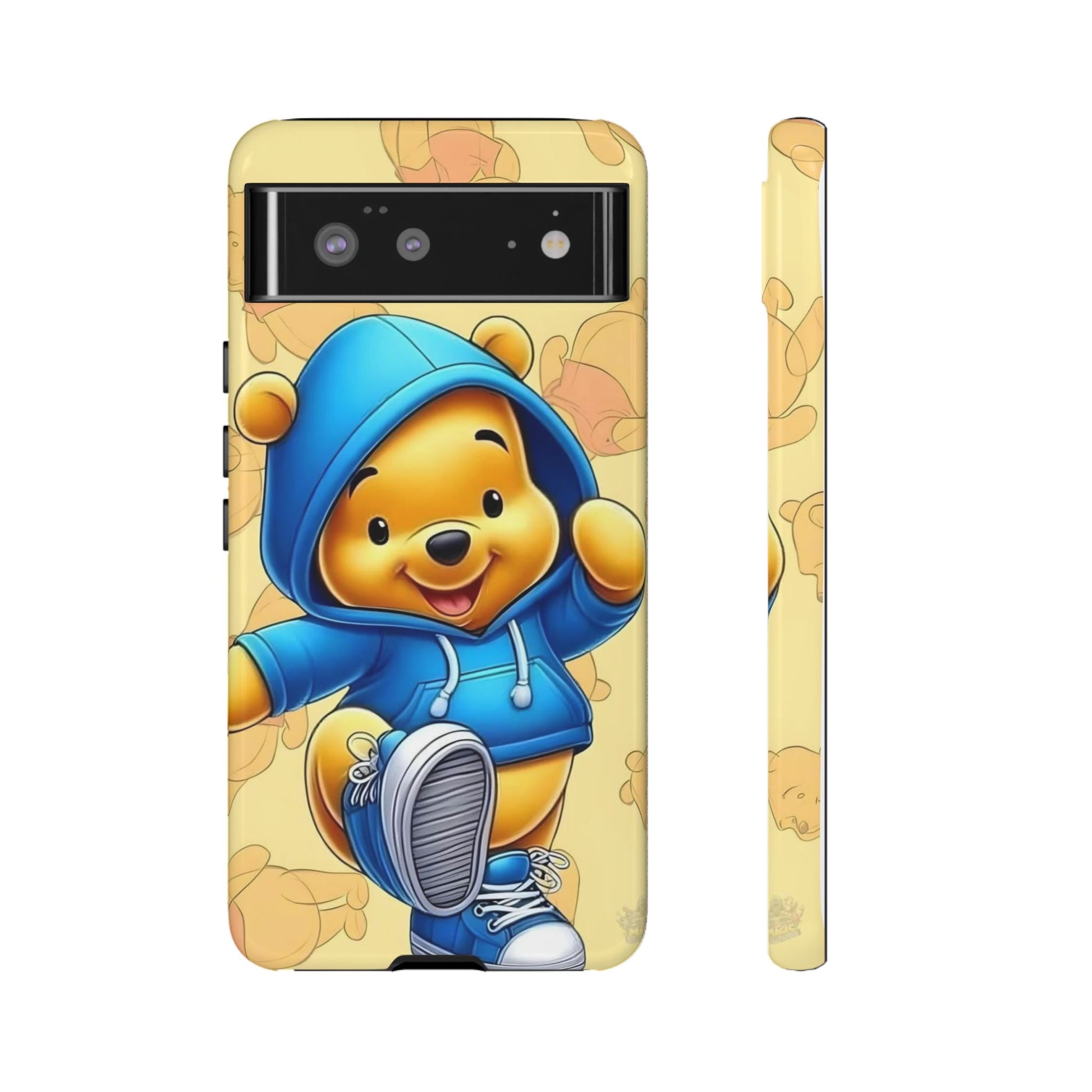 Cute Pooh Bear Phone Case, Tough Case