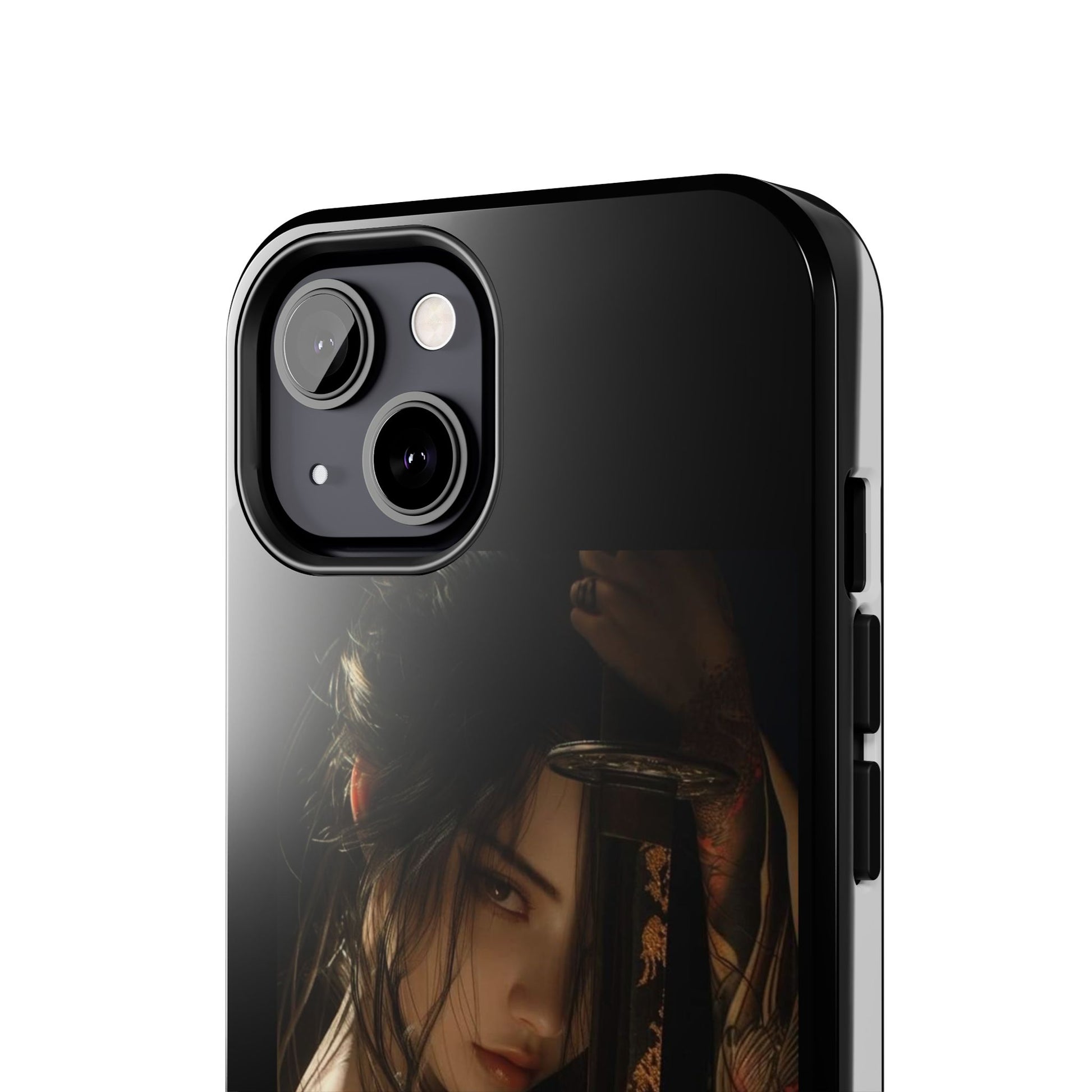 Samurai Female Warrior Design Phone Cases for iPhone & Samsung Galaxy Phones