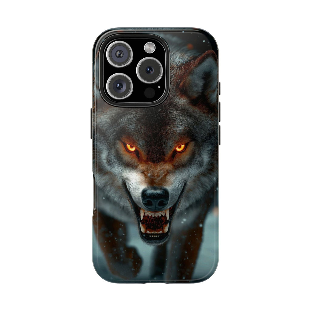 Alpha Male Wolf Themed Tough Phone Cases for Iphones & Samsung Phones