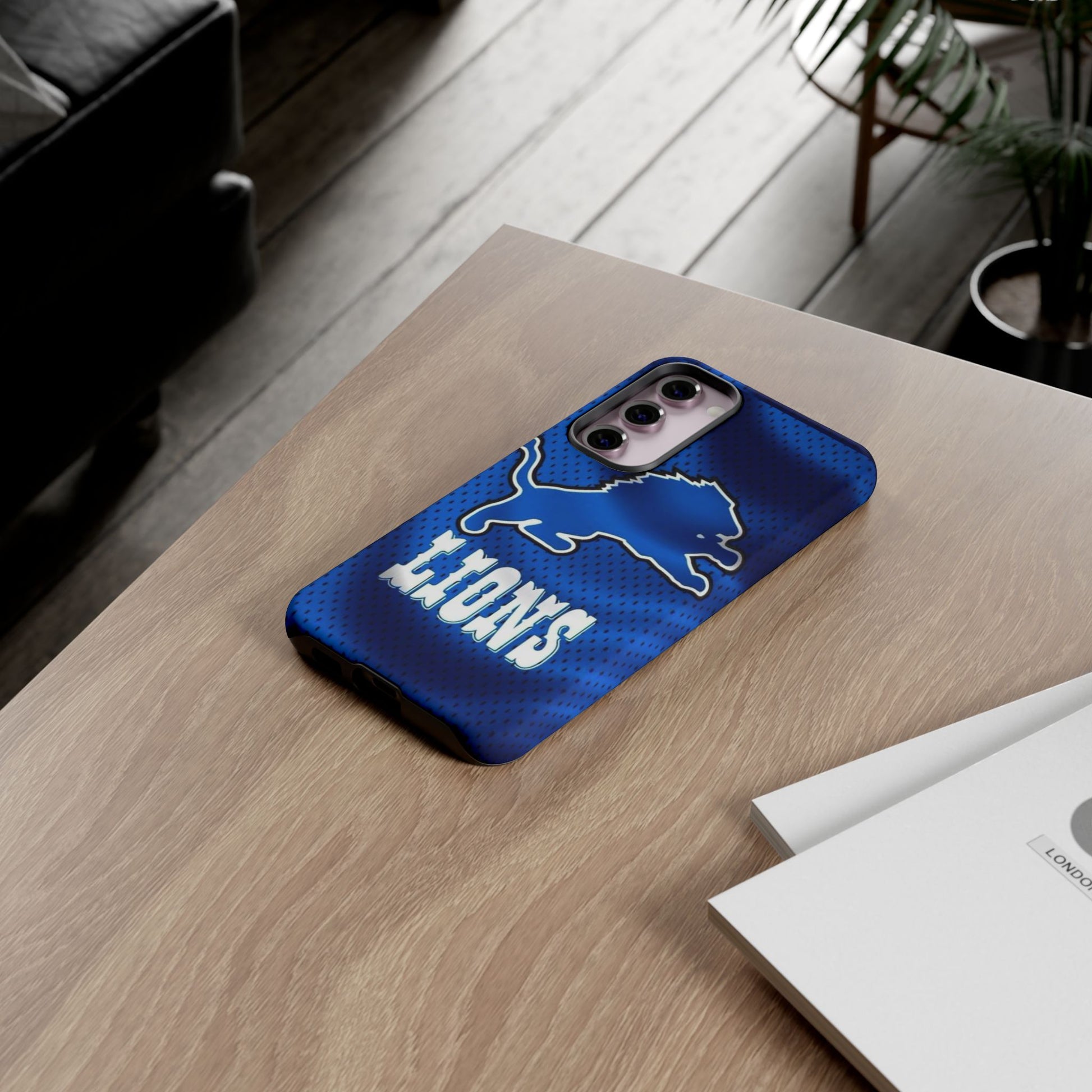 Detroit Lions Football Jersey Phone Case, Tough Cases for iPhones, Samsung, and Pixel