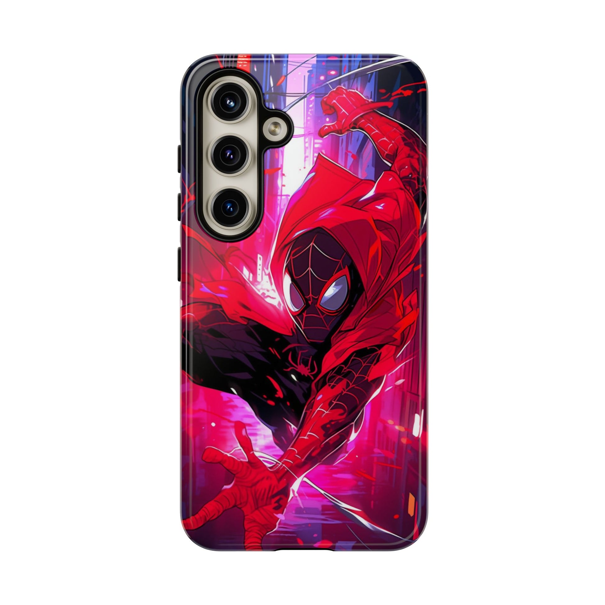 Miles Morales Spiderman Phone Case, Tough Cases for iPhones, Samsung, and Pixel