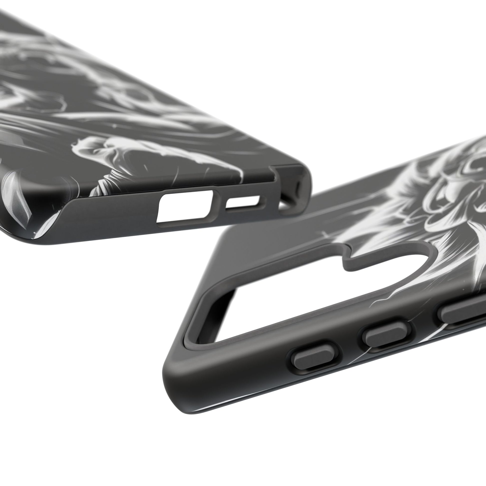 Anime Saiyan Rage Dragon ball Z Tough Cases for iPhones, Samsung, and Pixel