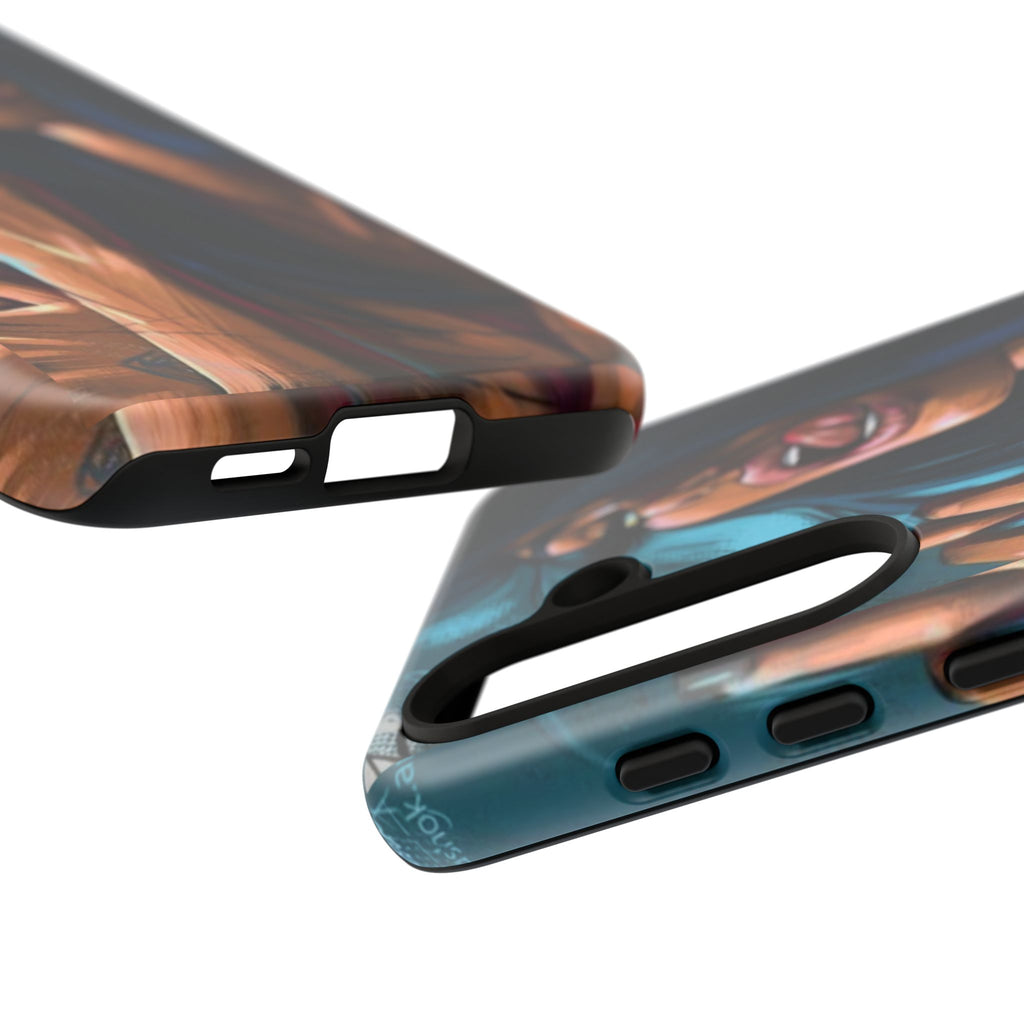 Tough Girl Theme Urban Design Cases for iPhones, Samsung, and Pixel