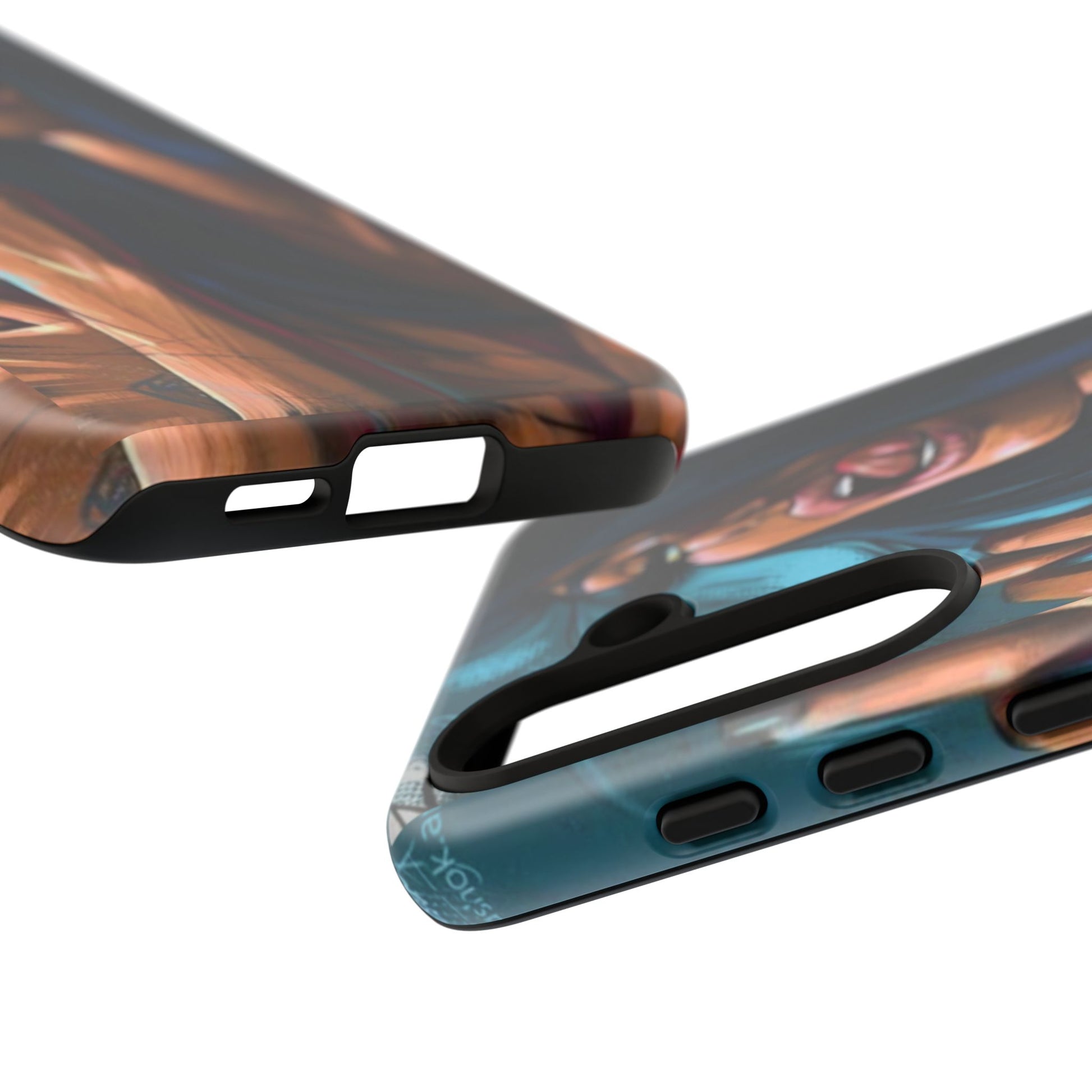 Tough Girl Theme Urban Design Cases for iPhones, Samsung, and Pixel